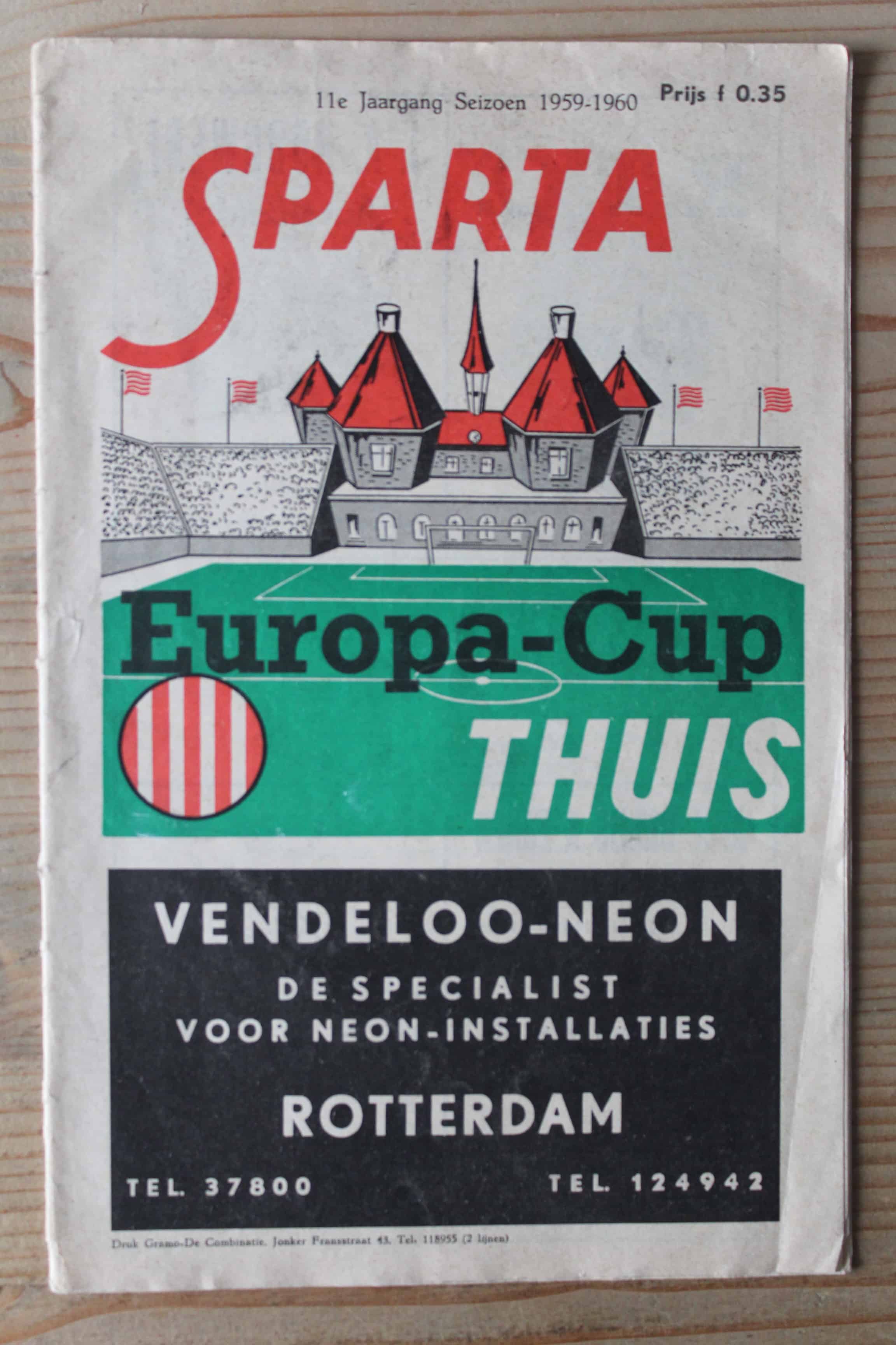 Sparta Rotterdam v Rangers (Glasgow) FC