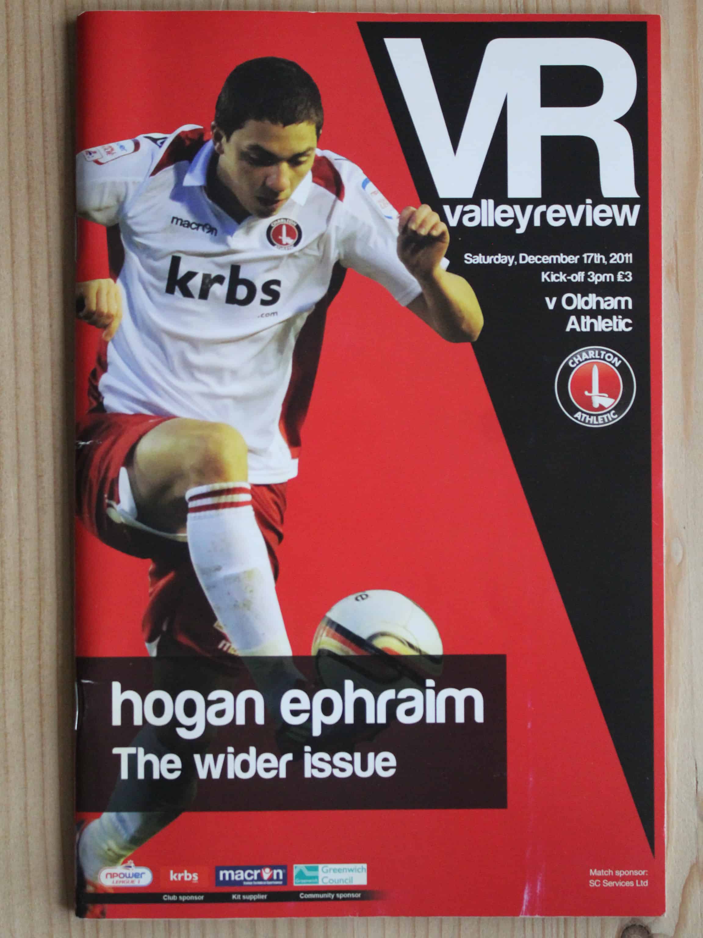 Charlton Athletic FC v Oldham Athletic FC