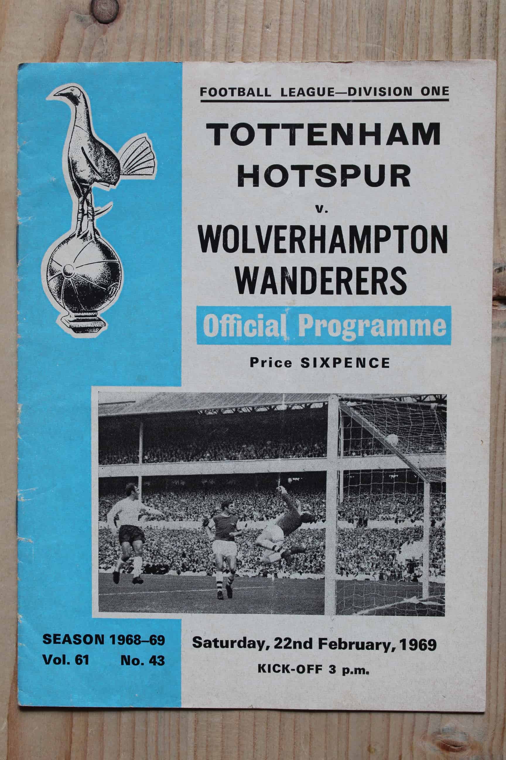 Wolverhampton Wanderers (Wolves) Football Programmes for Sale Match