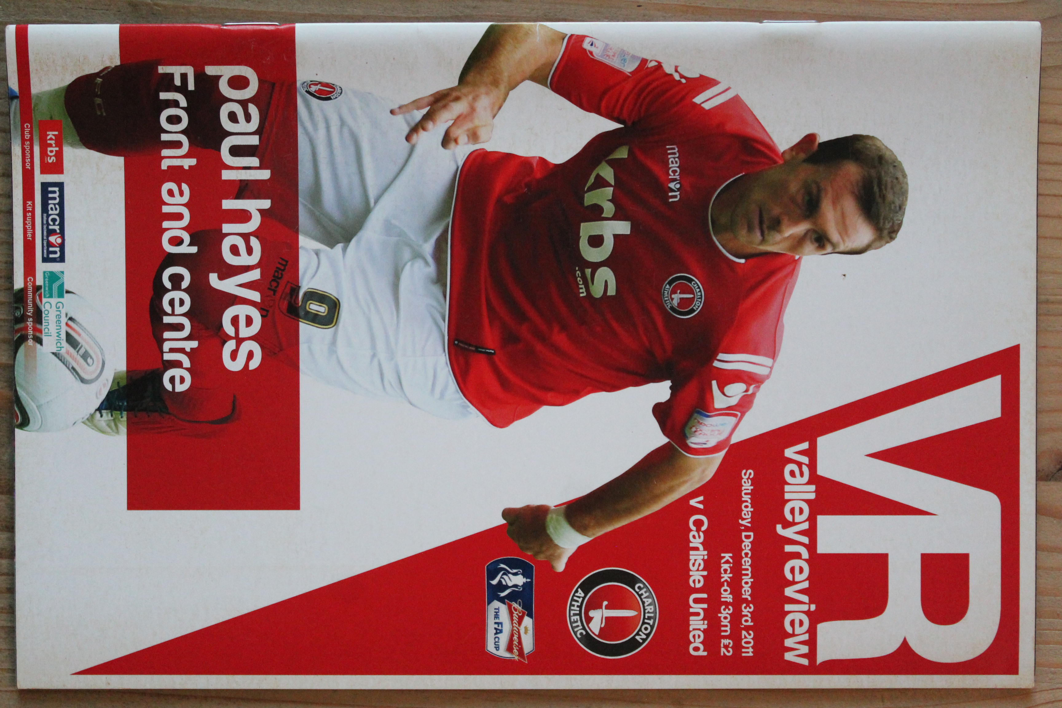 Charlton Athletic FC v Carlisle United FC