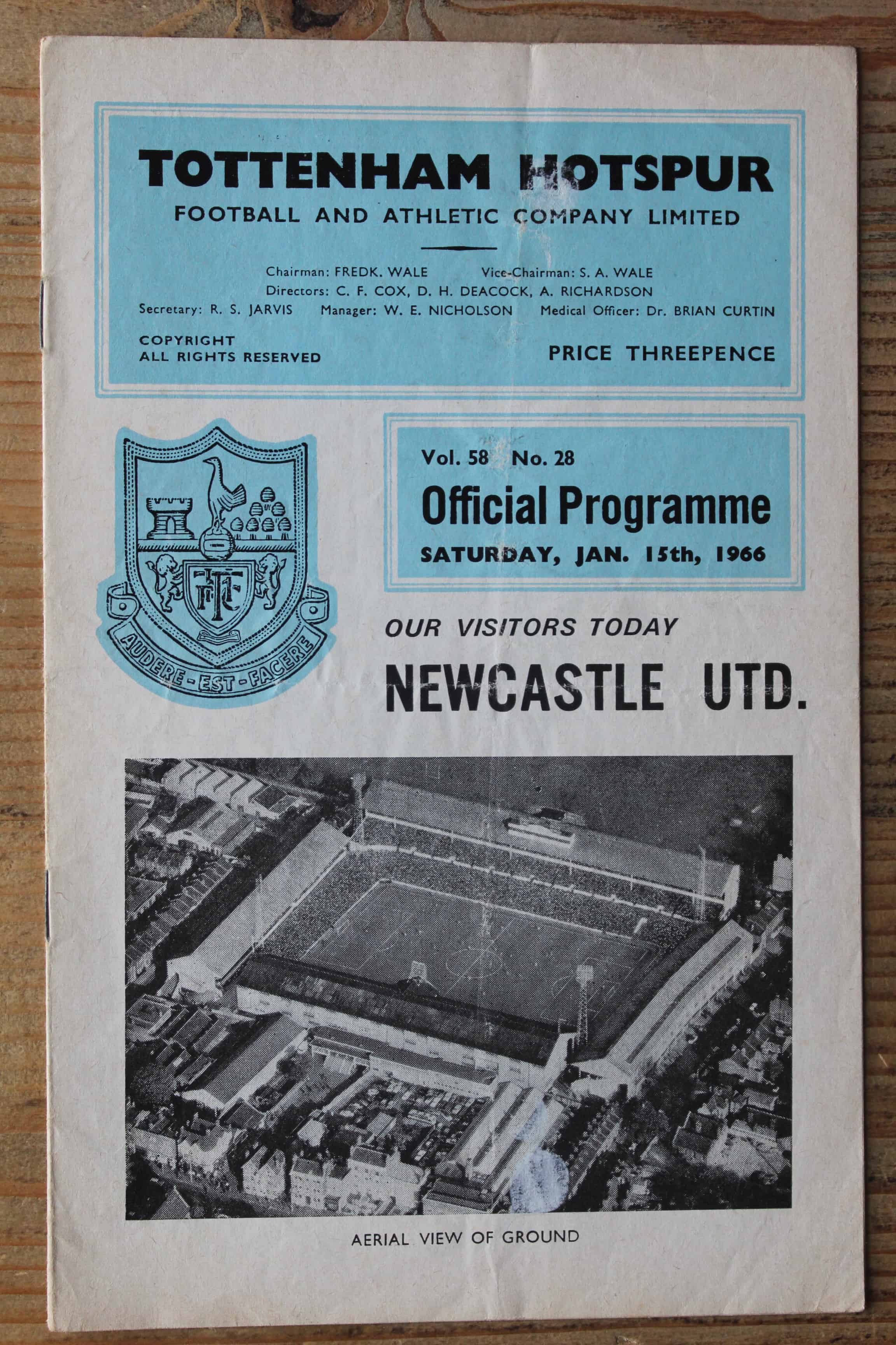 Tottenham Hotspur FC v Newcastle United FC