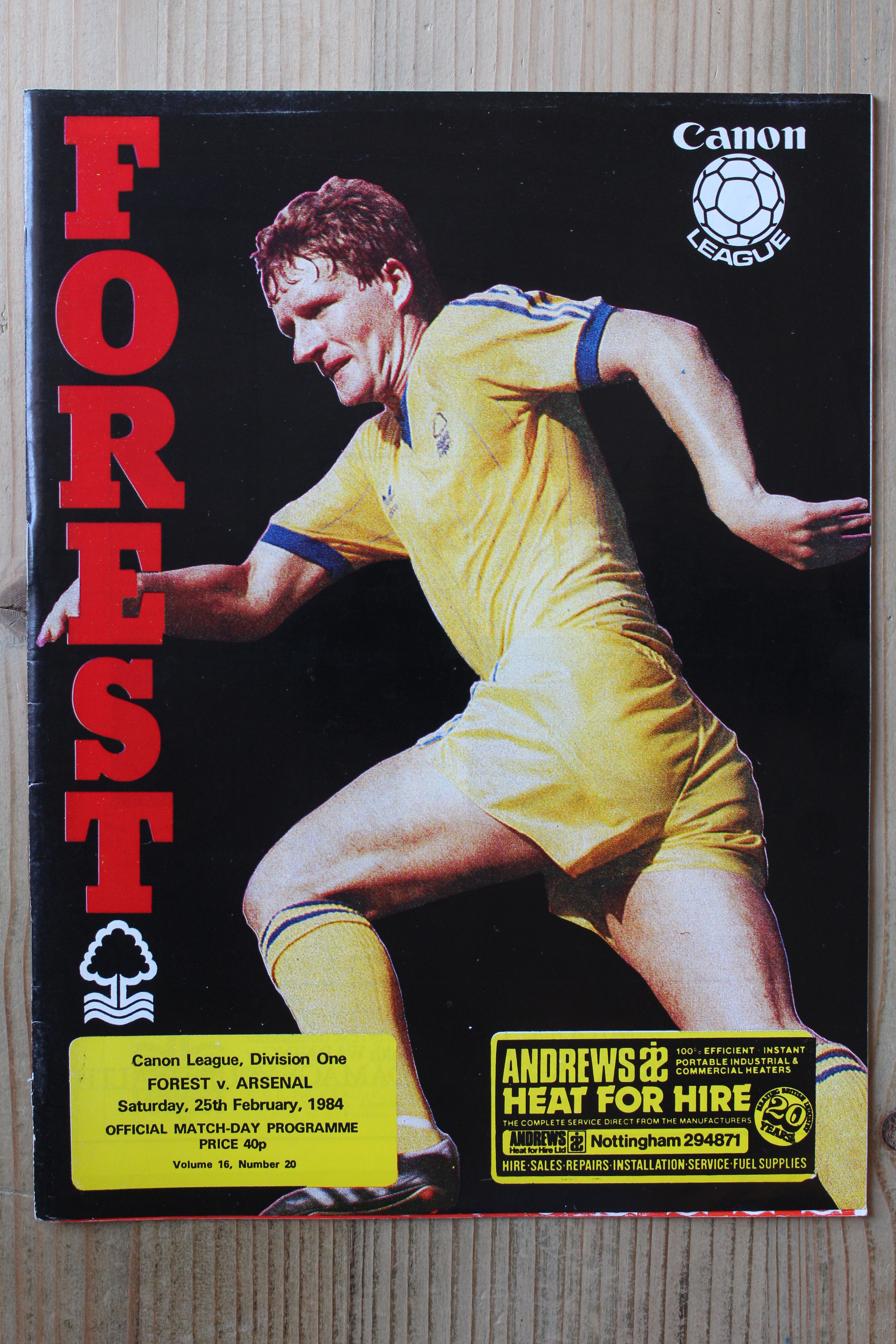 Nottingham Forest FC v Arsenal FC
