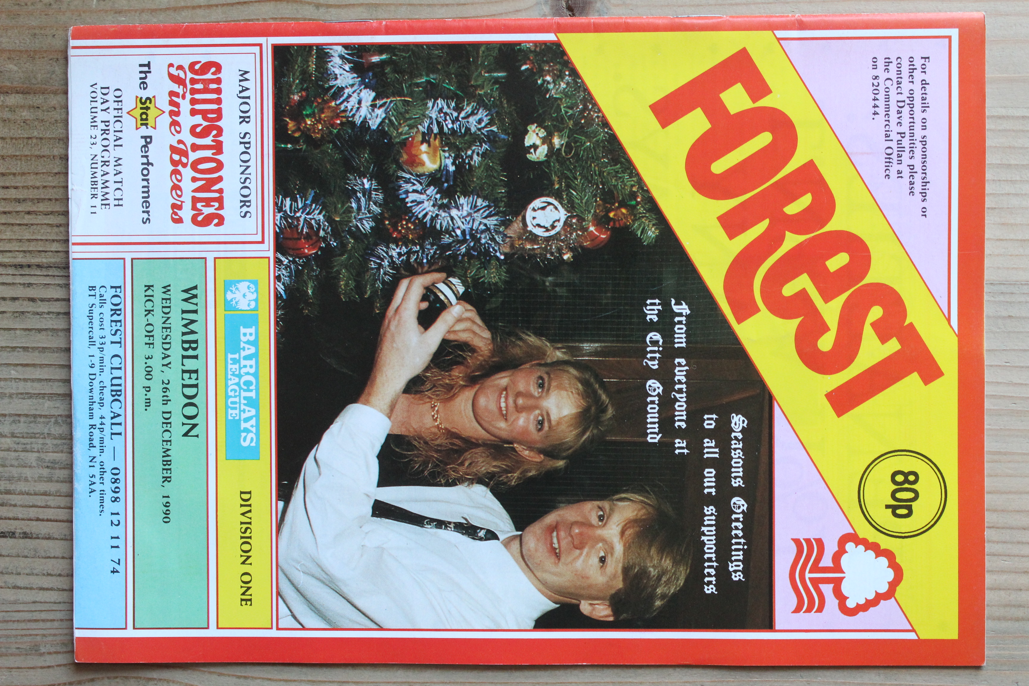 Nottingham Forest FC v Wimbledon