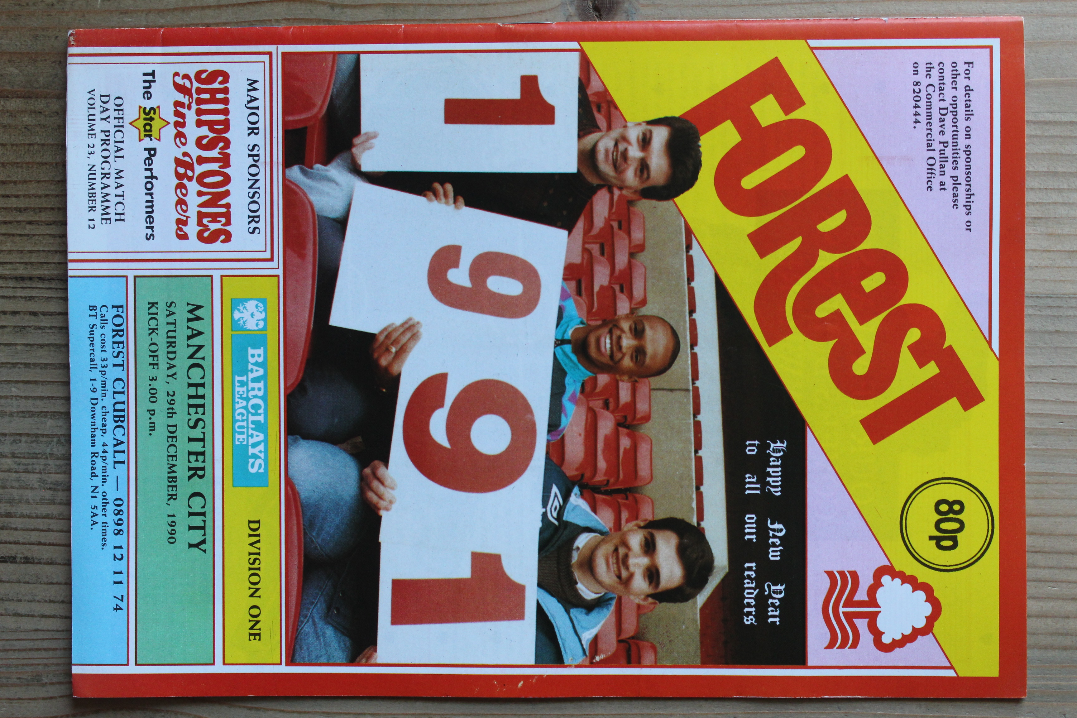 Nottingham Forest FC v Manchester City FC