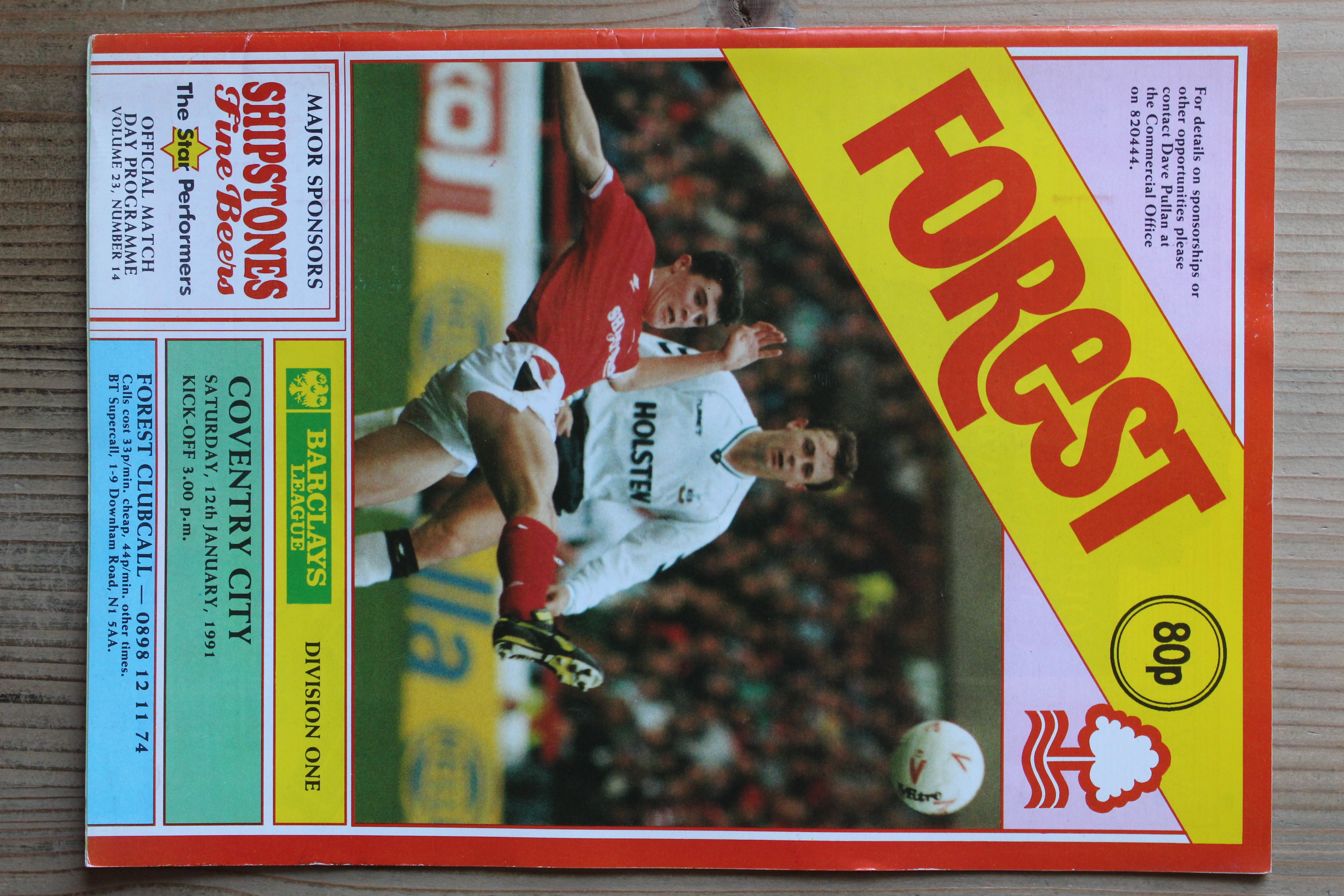 Nottingham Forest FC v Coventry City FC