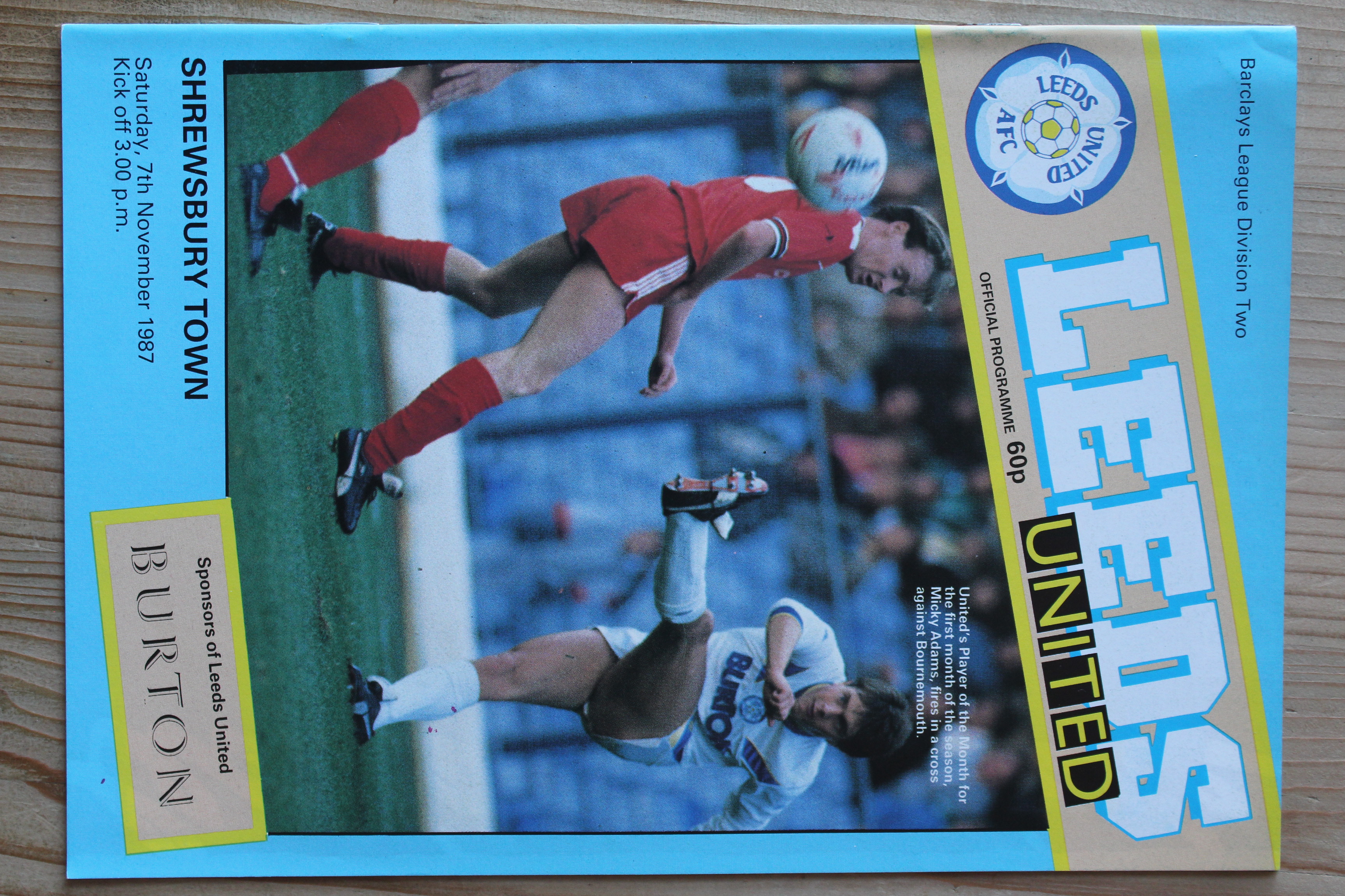 Leeds United FC v Shrewsbury Town FC