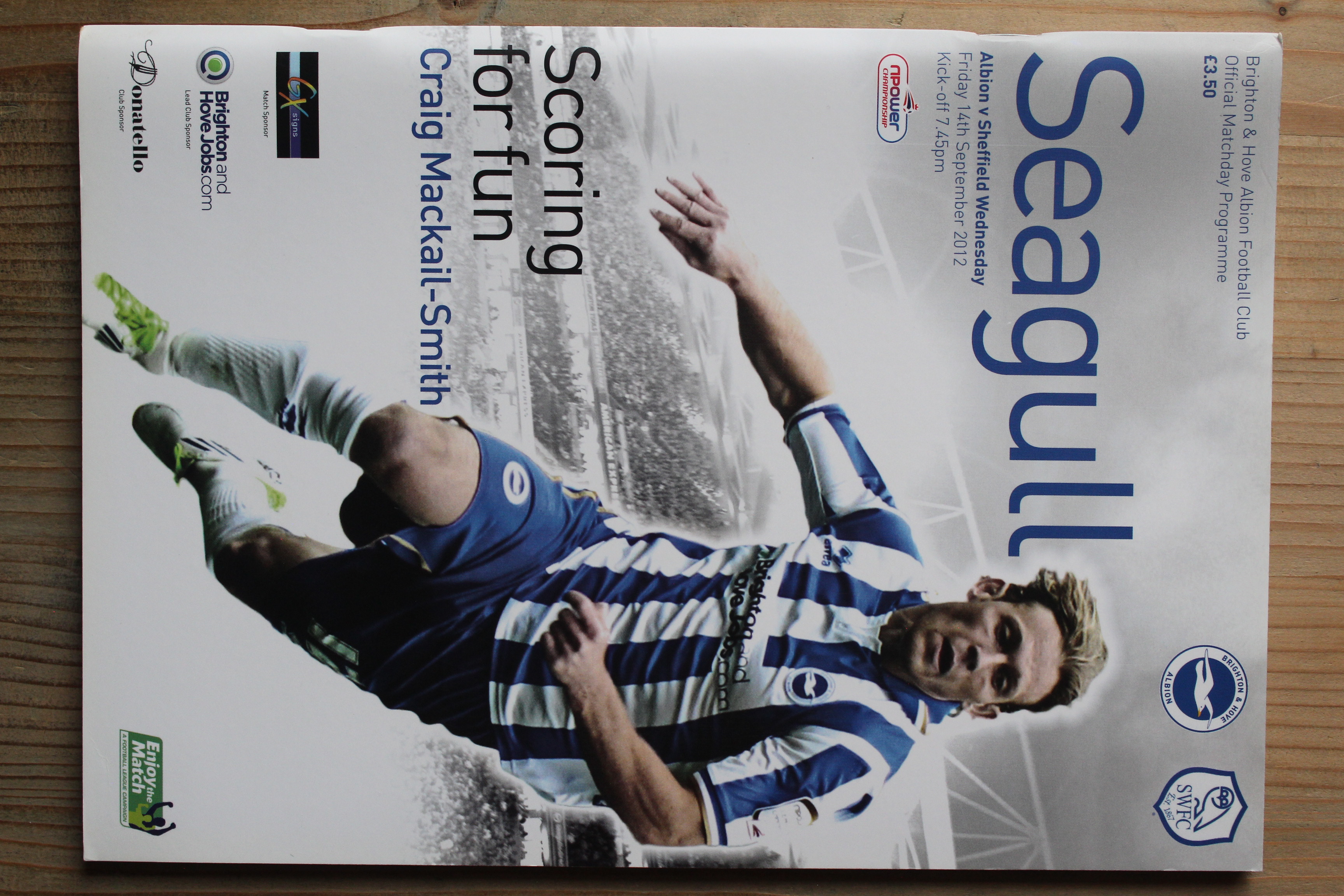 Brighton & Hove Albion FC v Sheffield Wednesday FC 