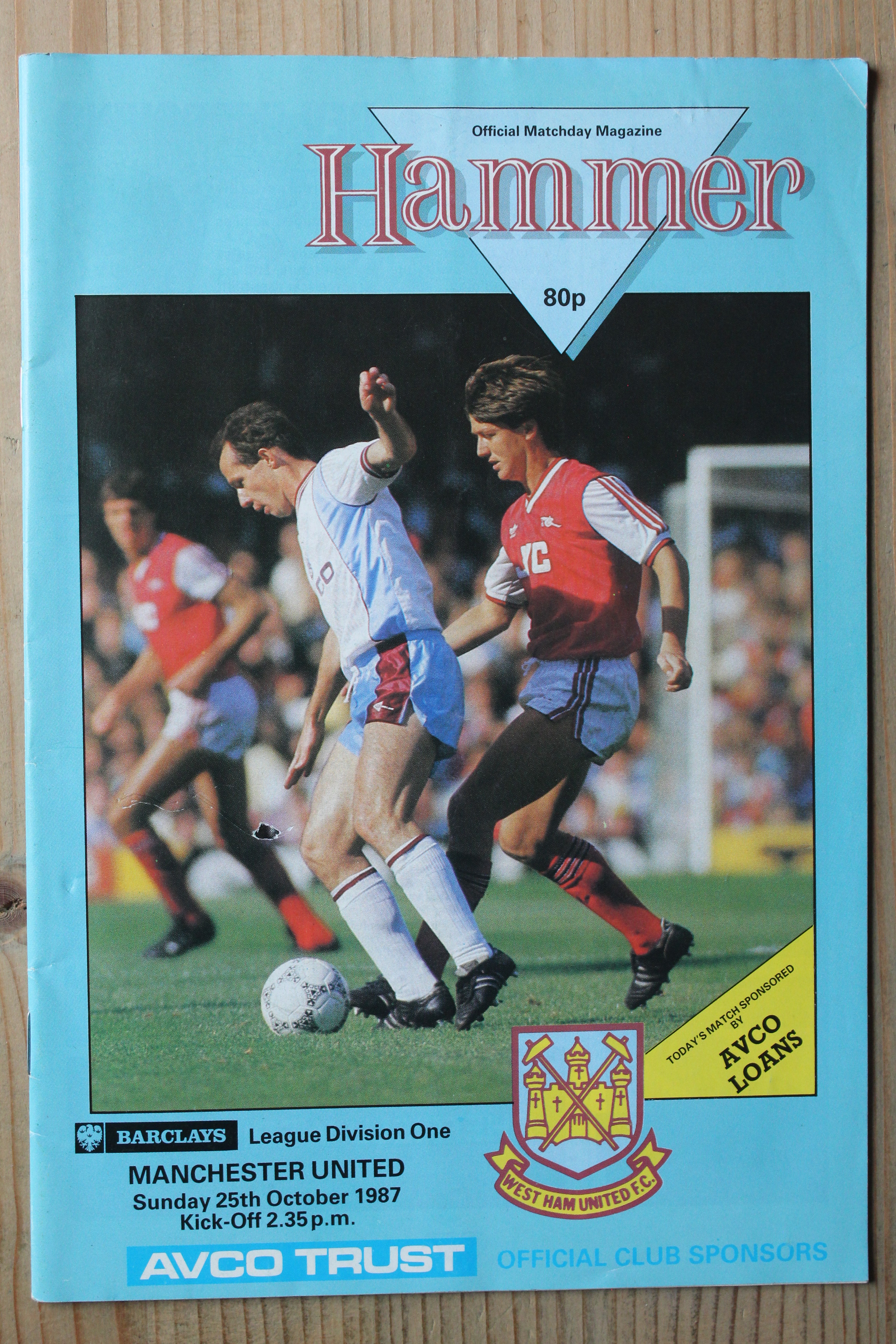 West Ham United FC v Manchester United FC