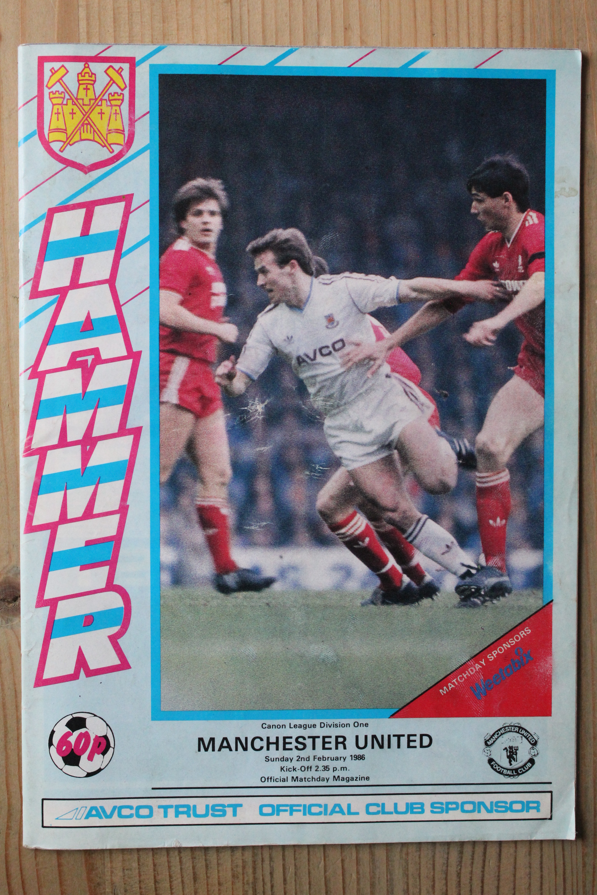 West Ham United FC v Manchester United FC