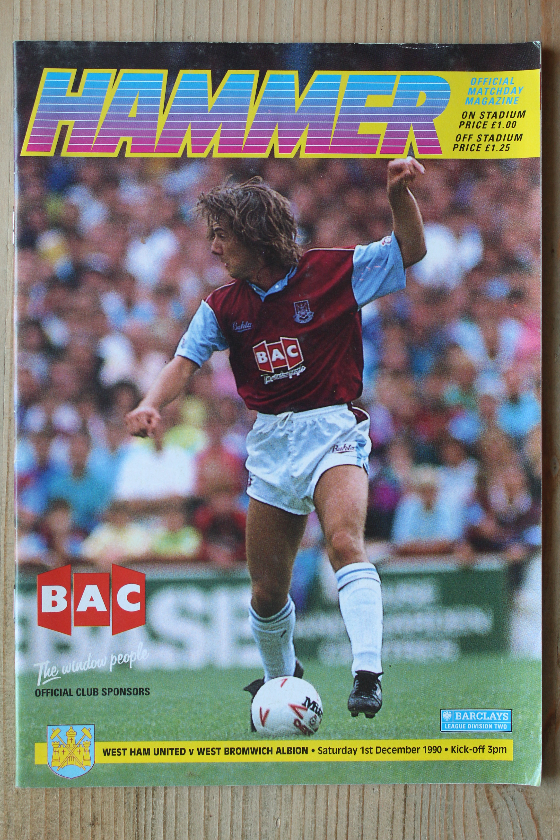 West Ham United FC v West Bromwich Albion FC 