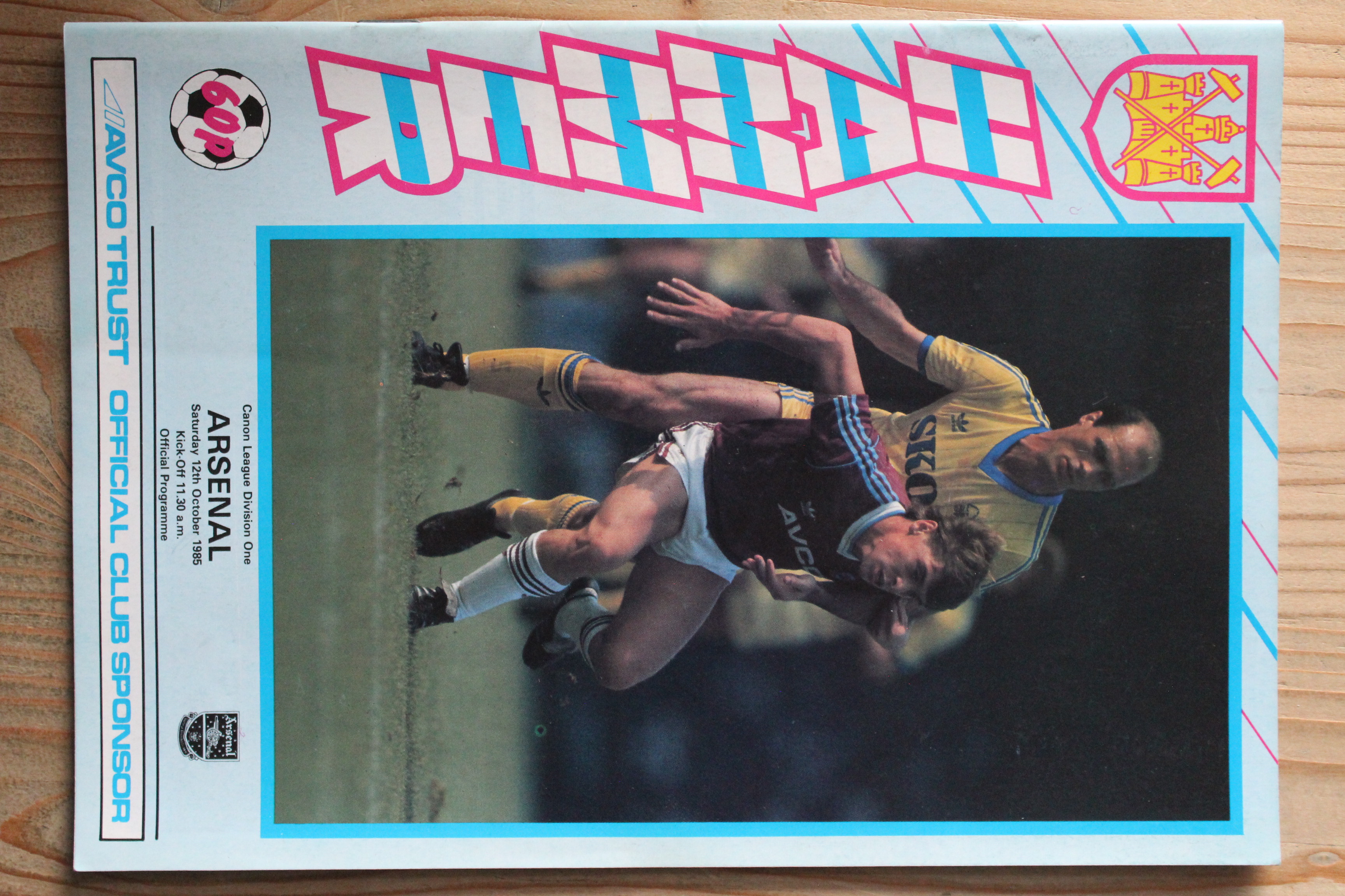 West Ham United FC v Arsenal FC