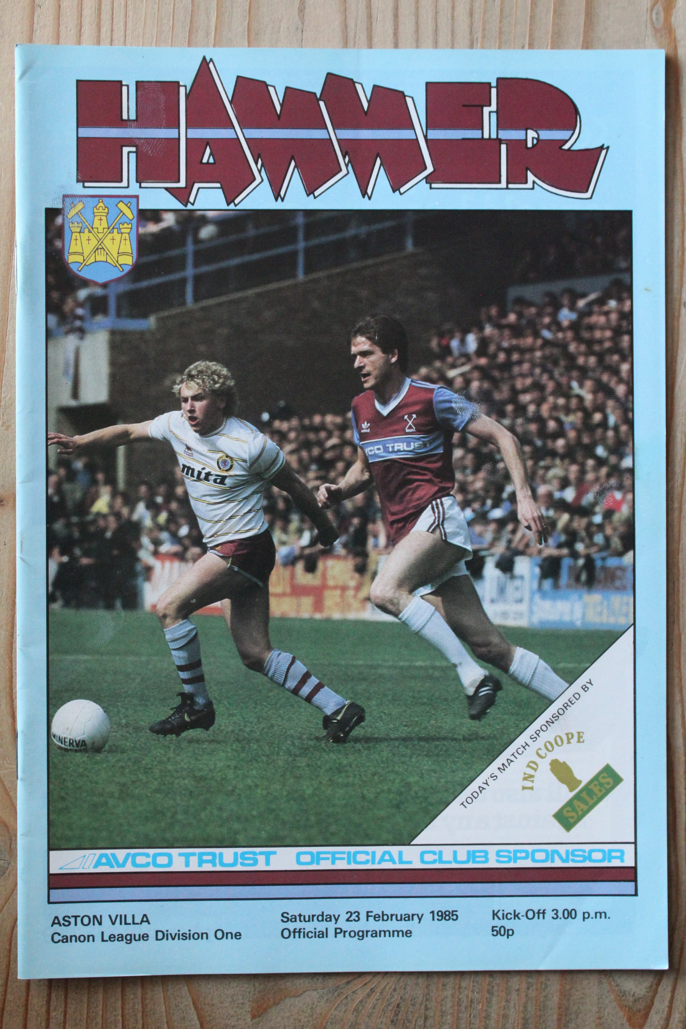West Ham United FC v Aston Villa FC