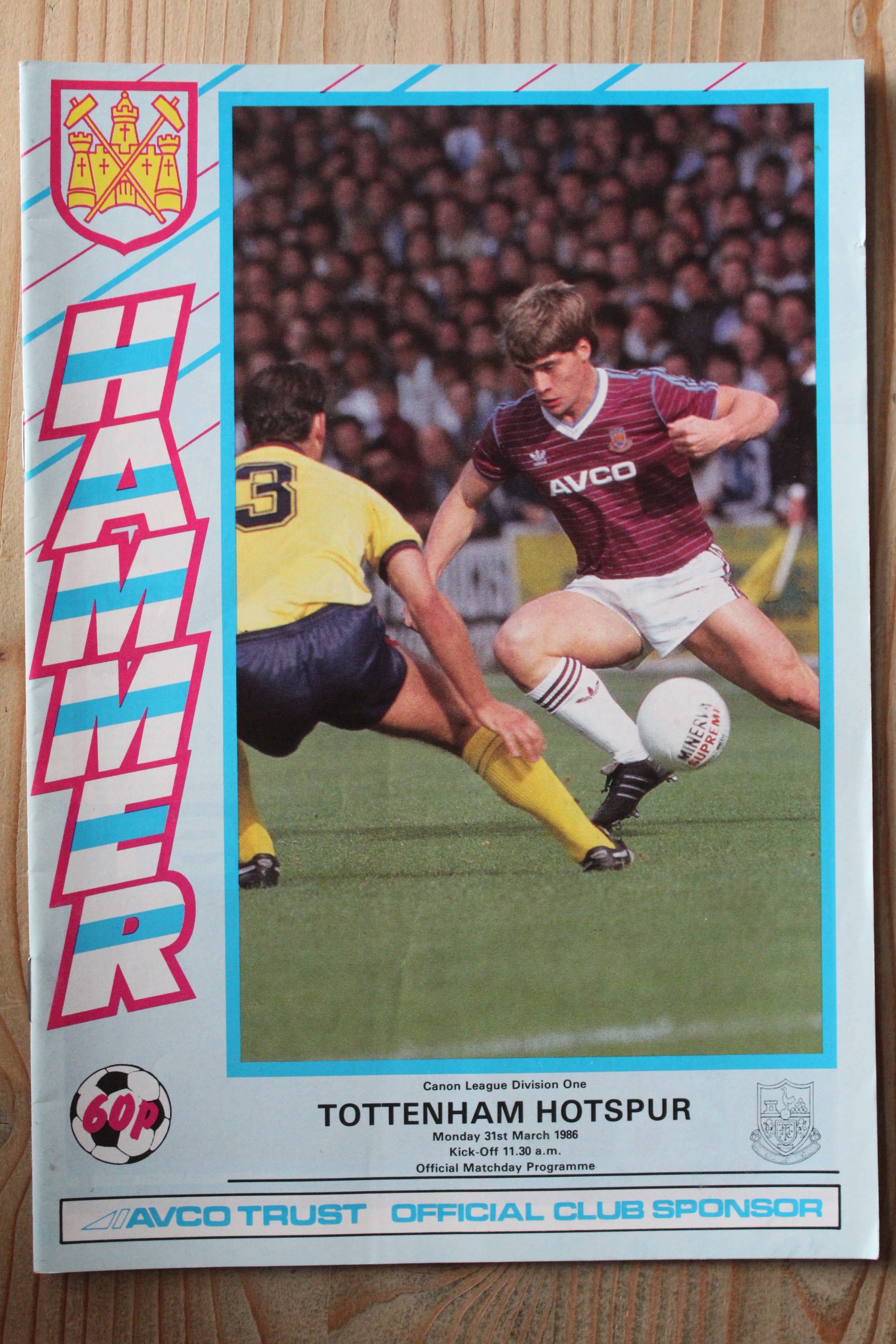 West Ham United FC v Tottenham Hotspur FC