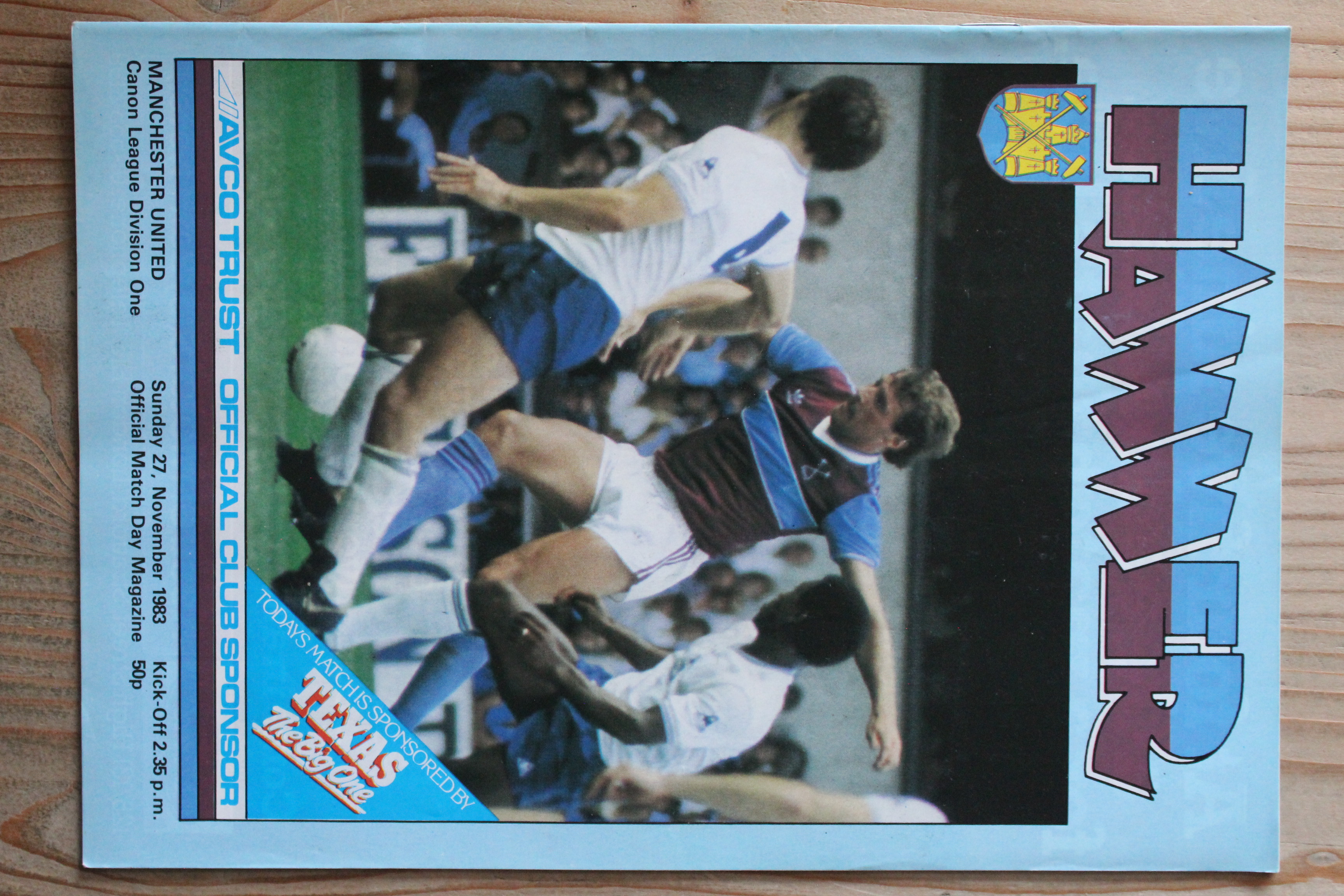 West Ham United FC v Manchester United FC