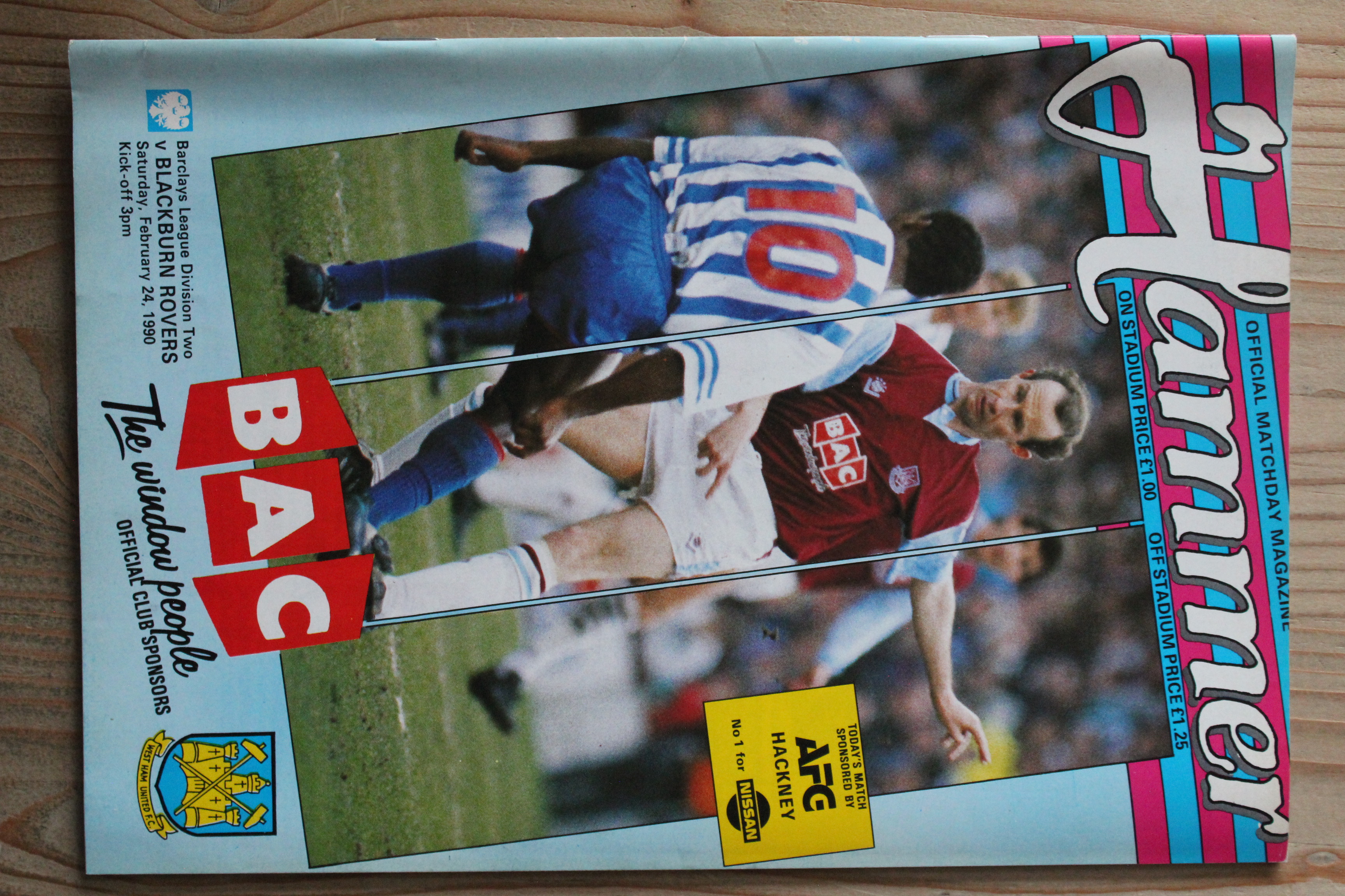 West Ham United FC v Blackburn Rovers FC