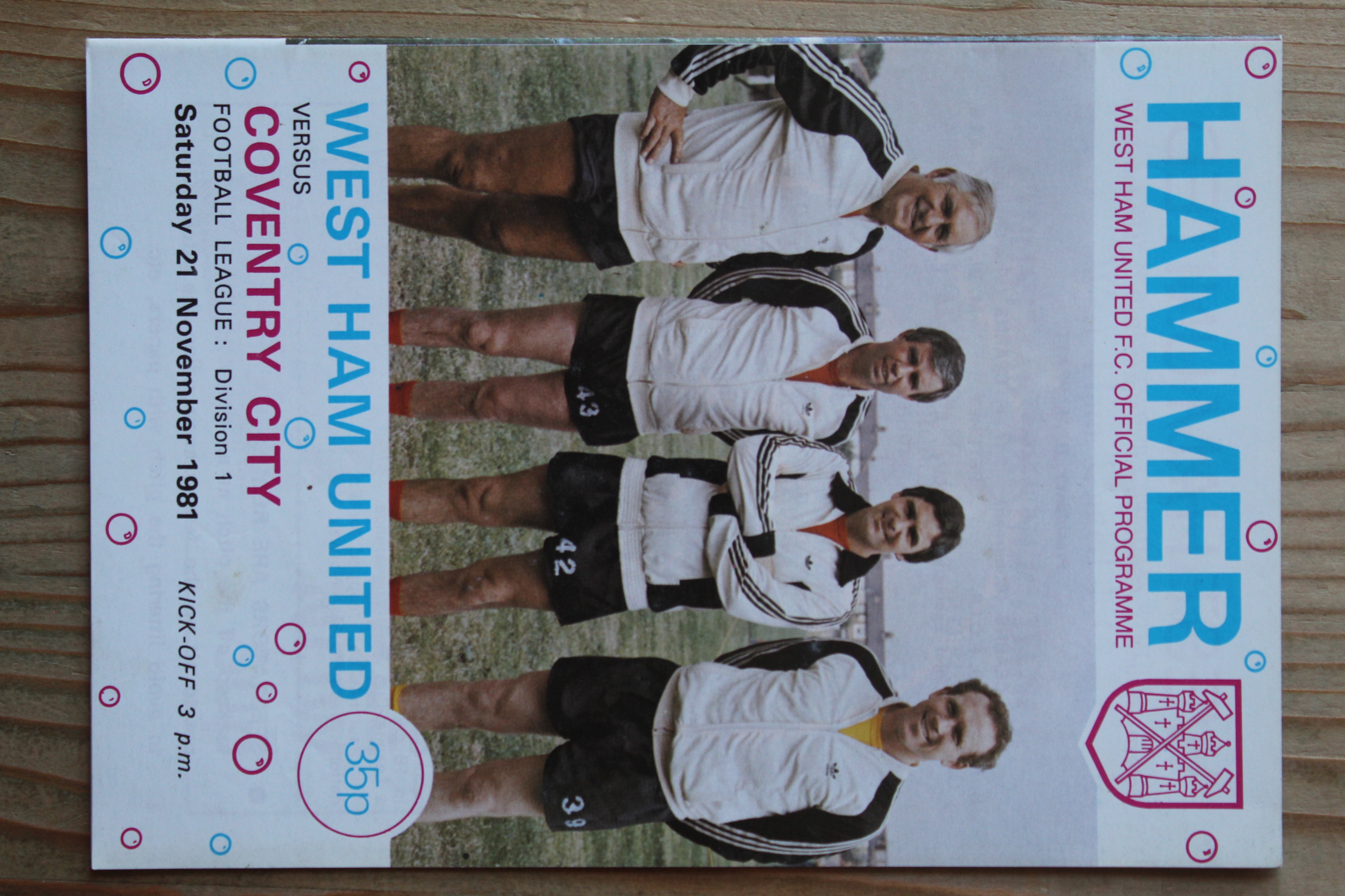 West Ham United FC v Coventry City FC
