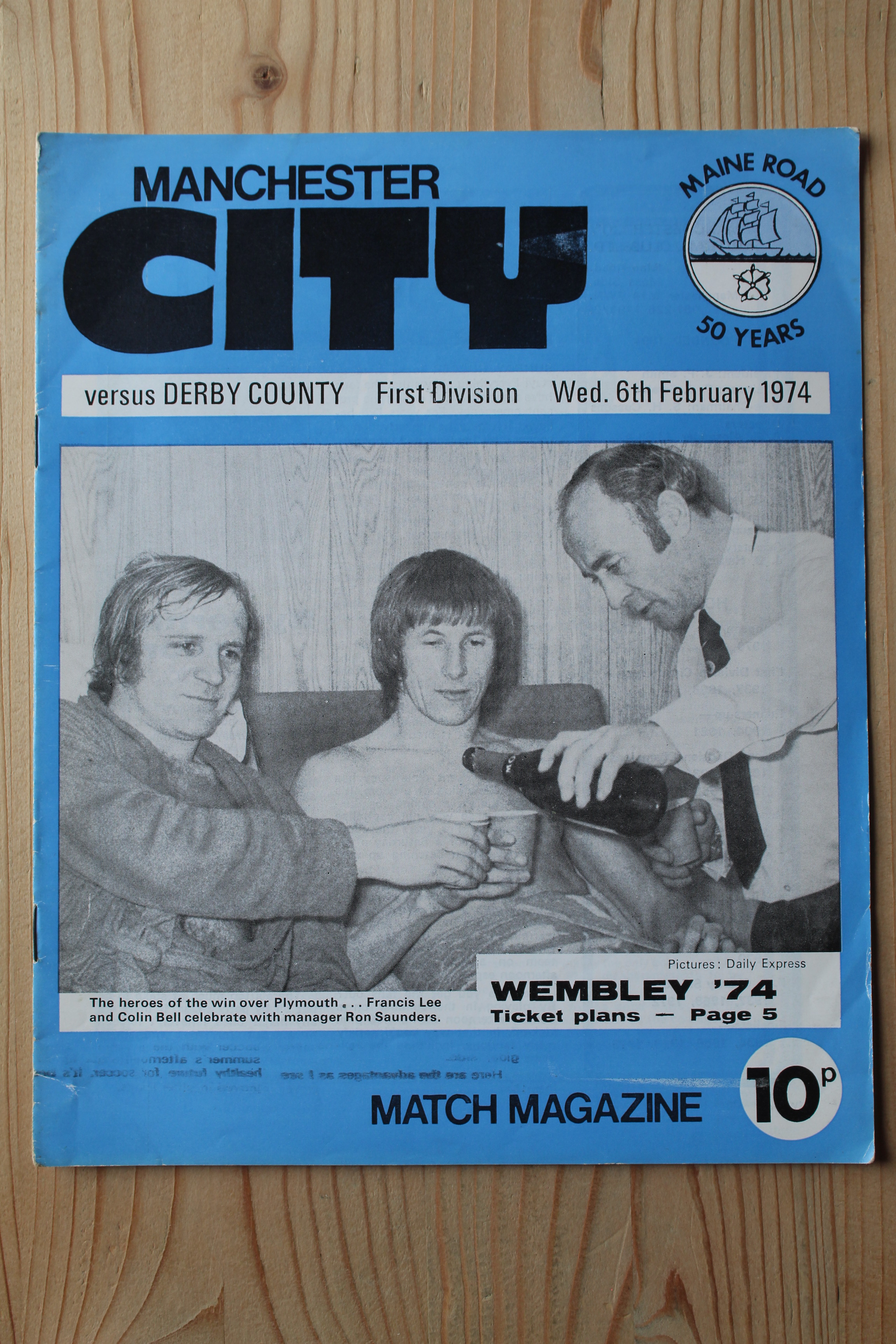 Manchester City FC v Derby County FC