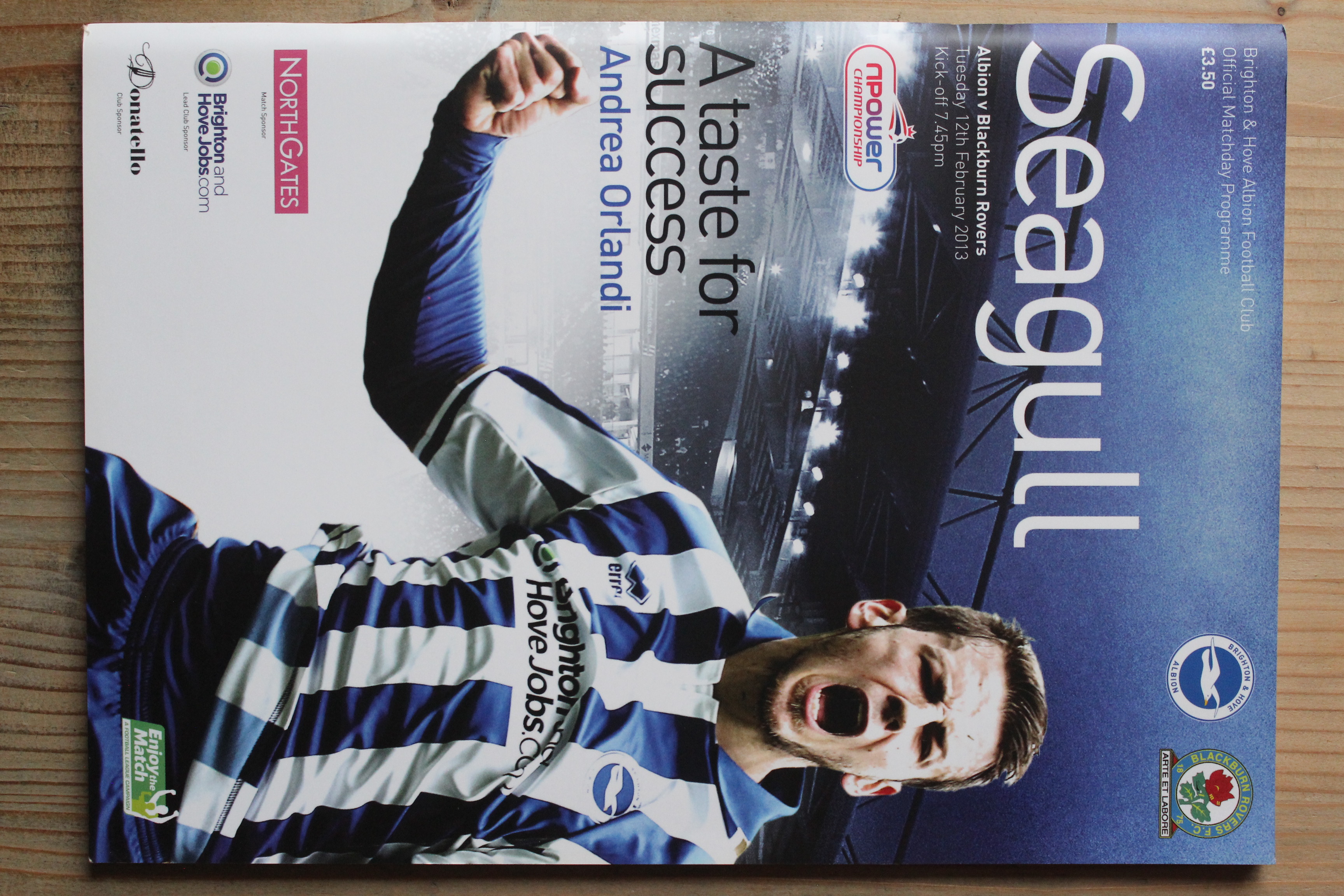 Brighton & Hove Albion FC v Blackburn Rovers FC