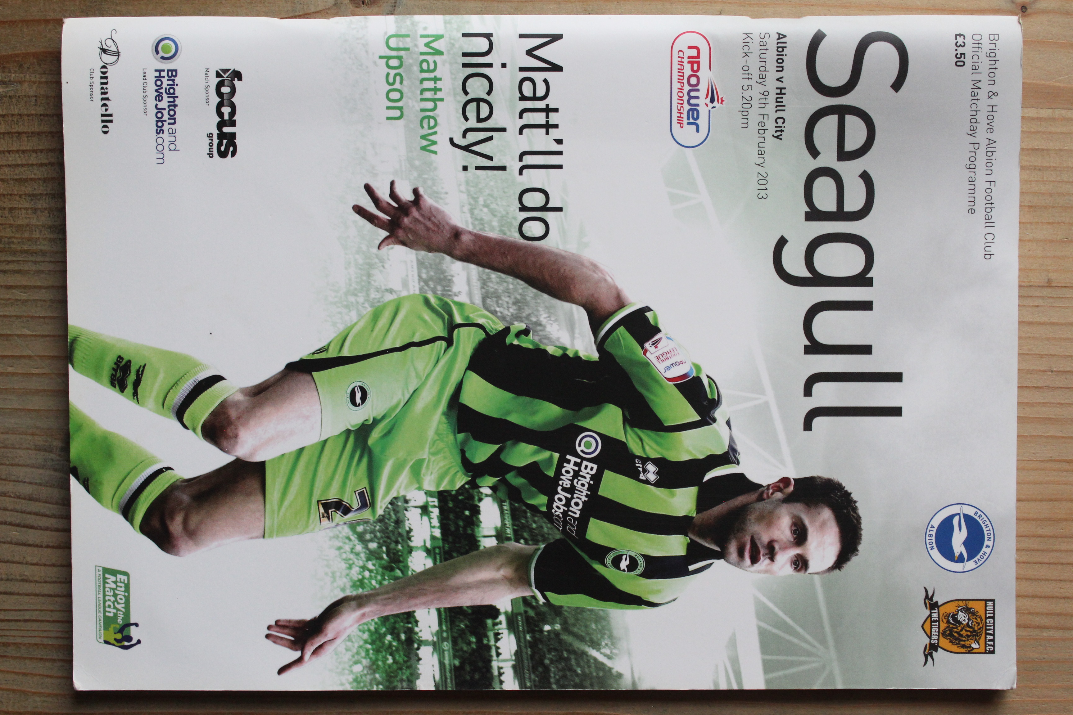 Brighton & Hove Albion FC v Hull City FC