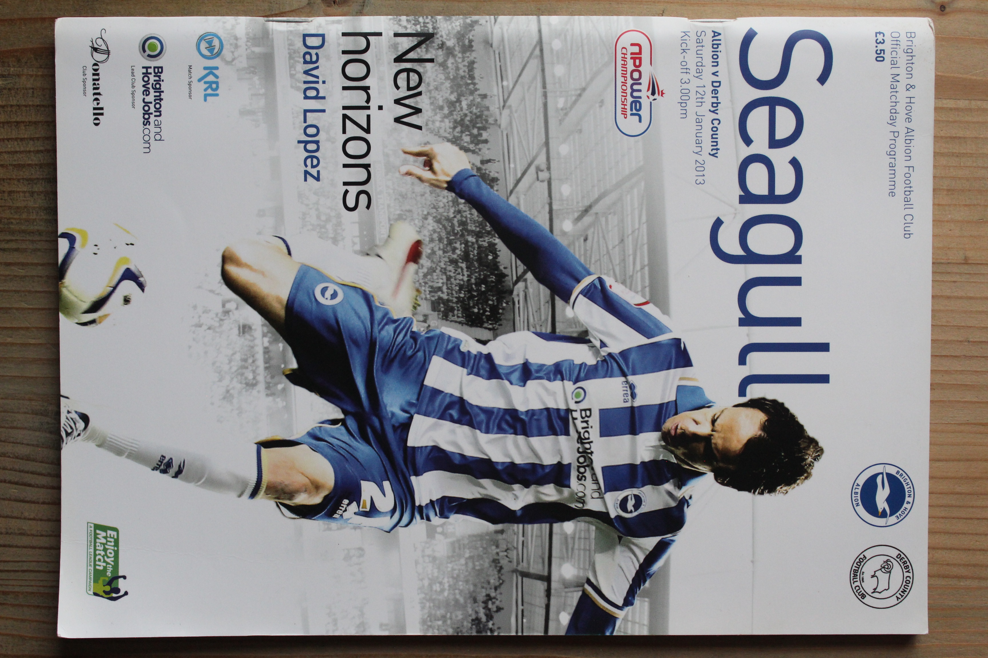 Brighton & Hove Albion FC v Derby County FC