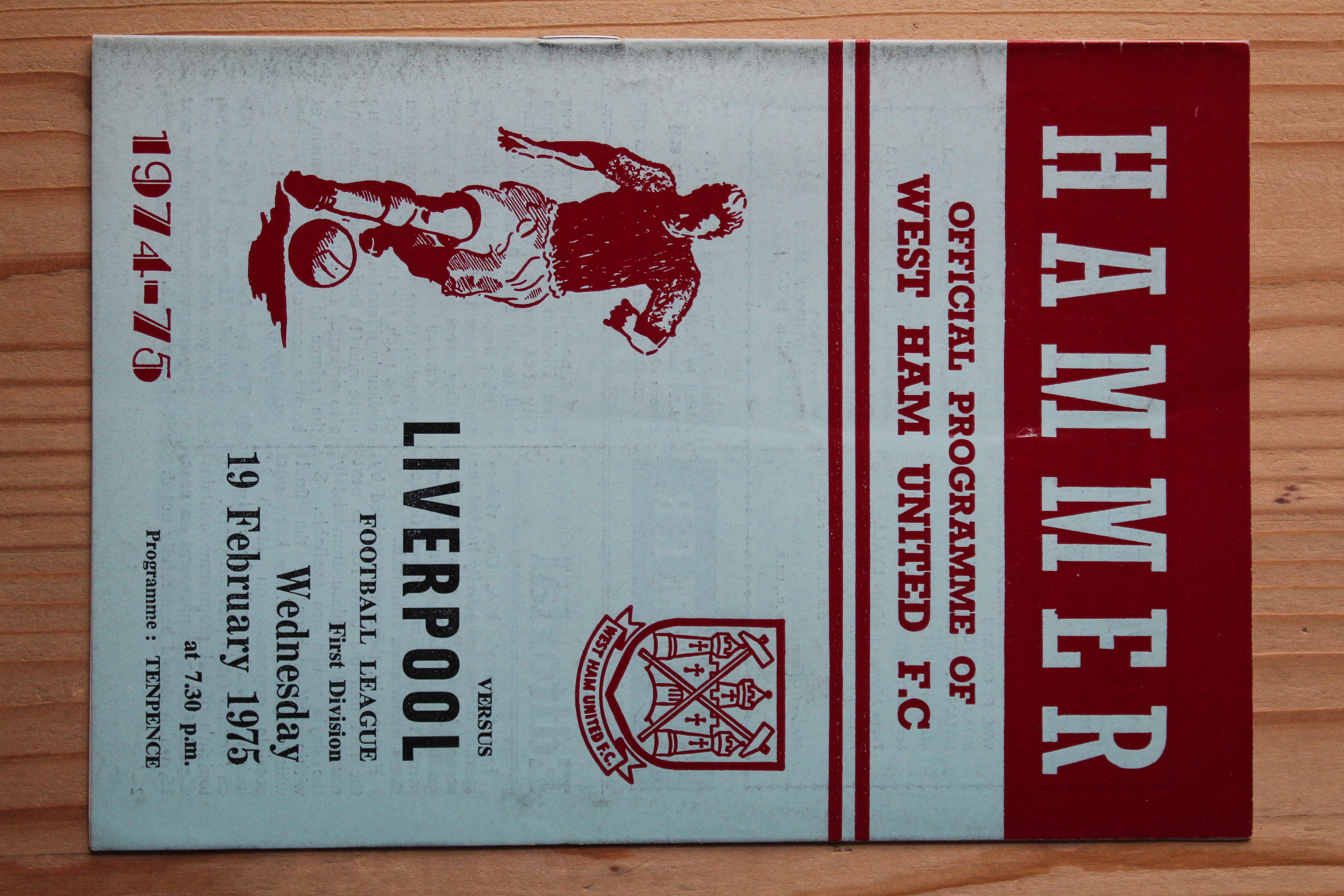 West Ham United FC v Liverpool FC