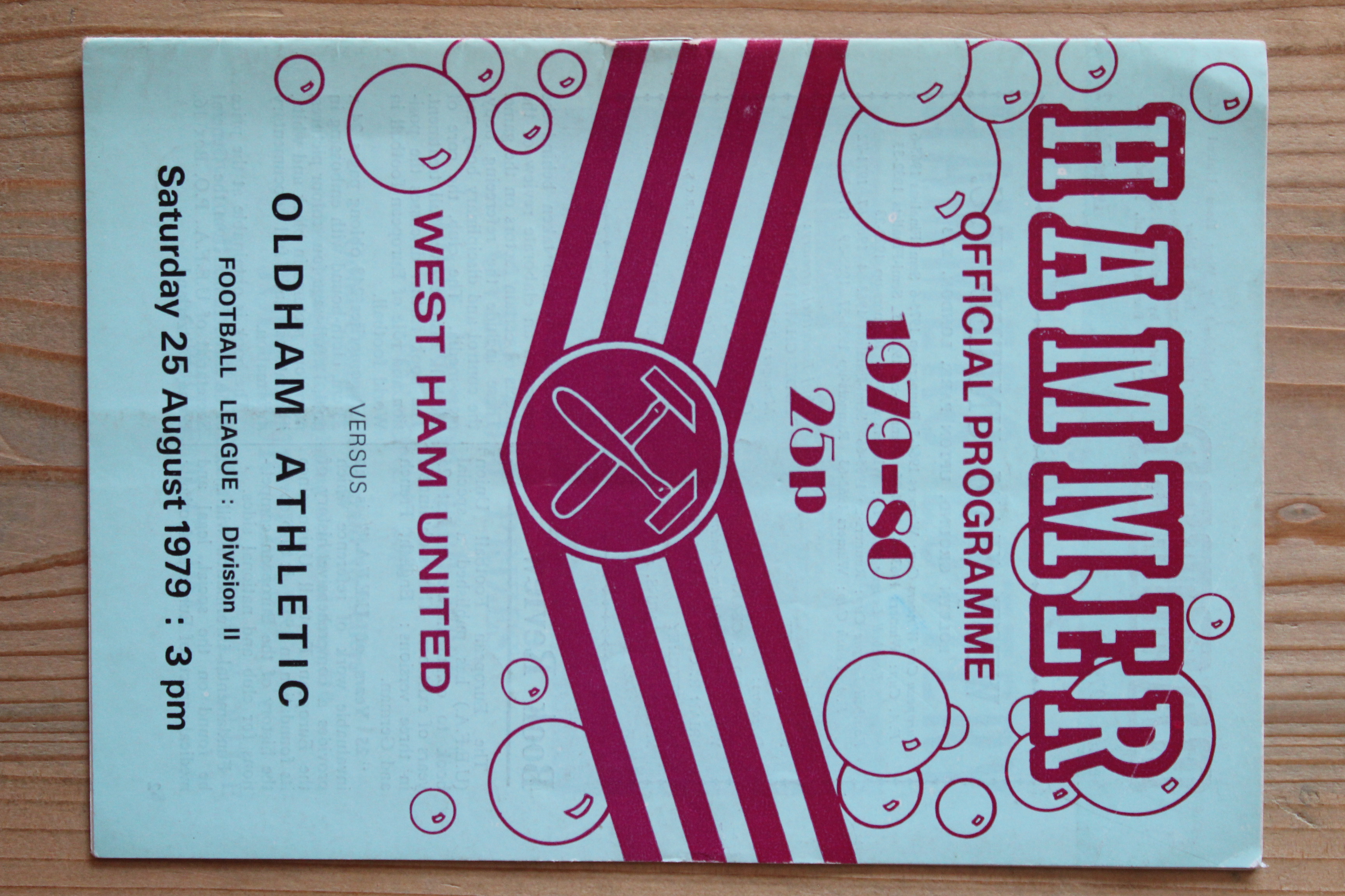 West Ham United FC v Oldham Athletic FC