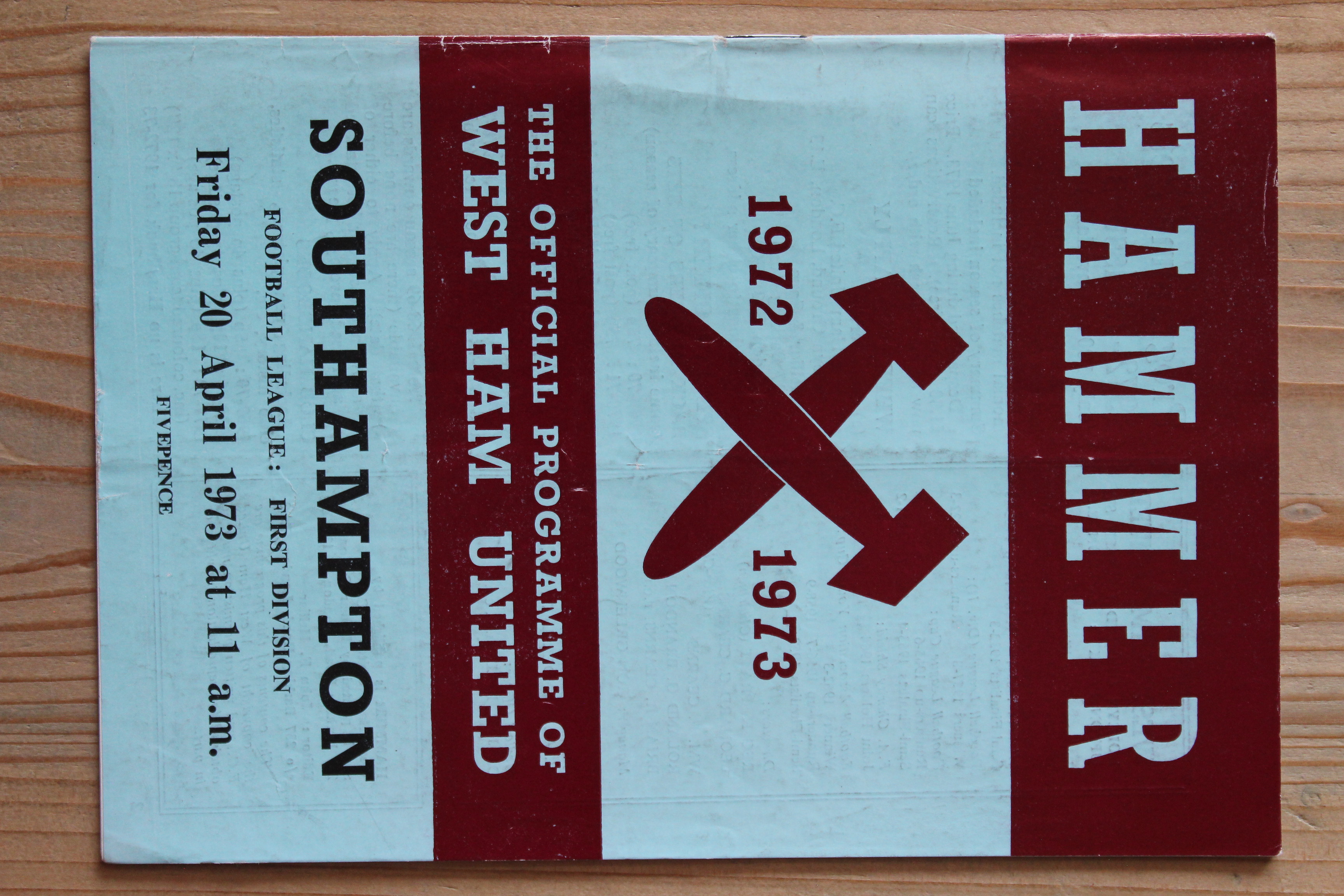 West Ham United FC v Southampton FC