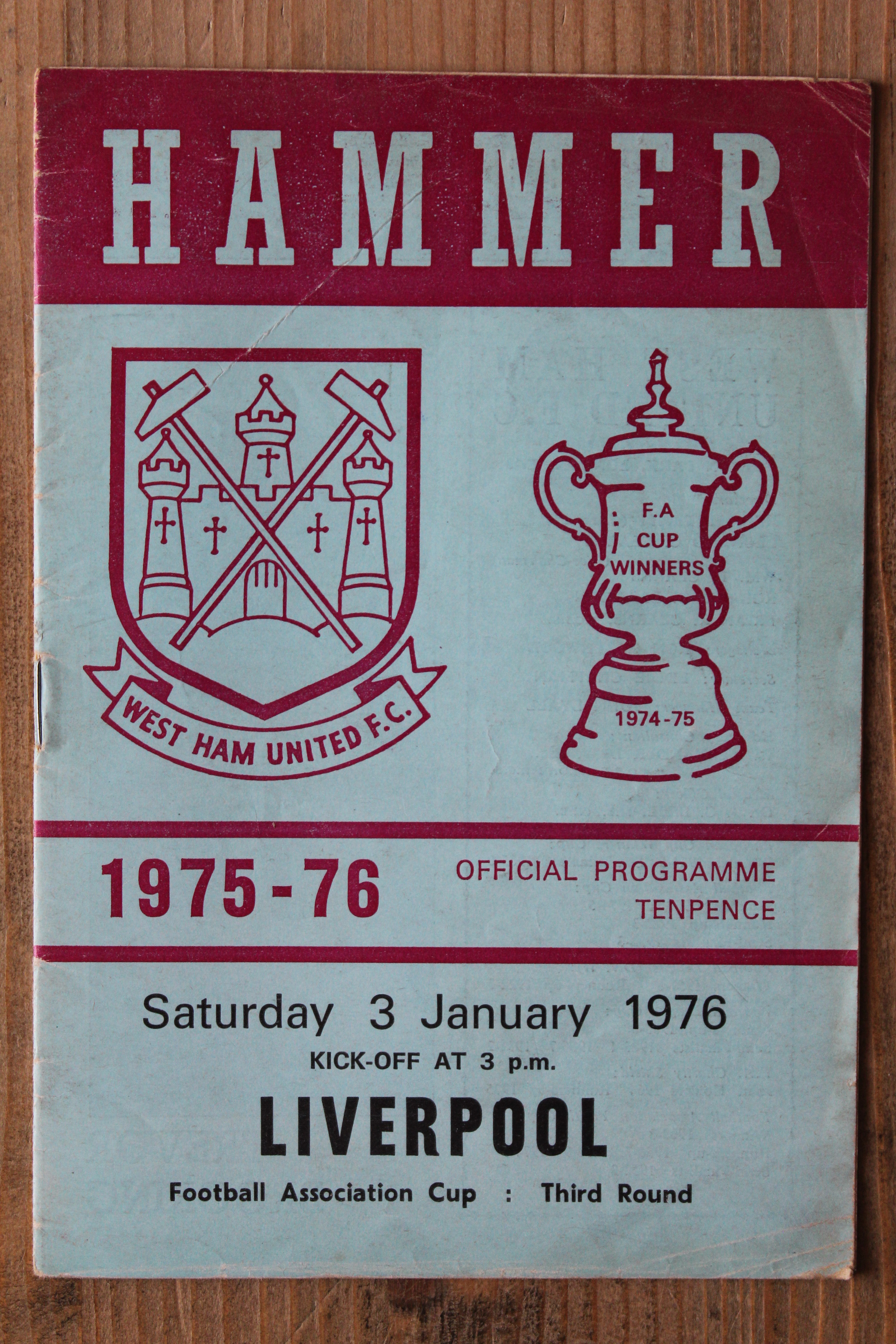 West Ham United FC v Liverpool FC