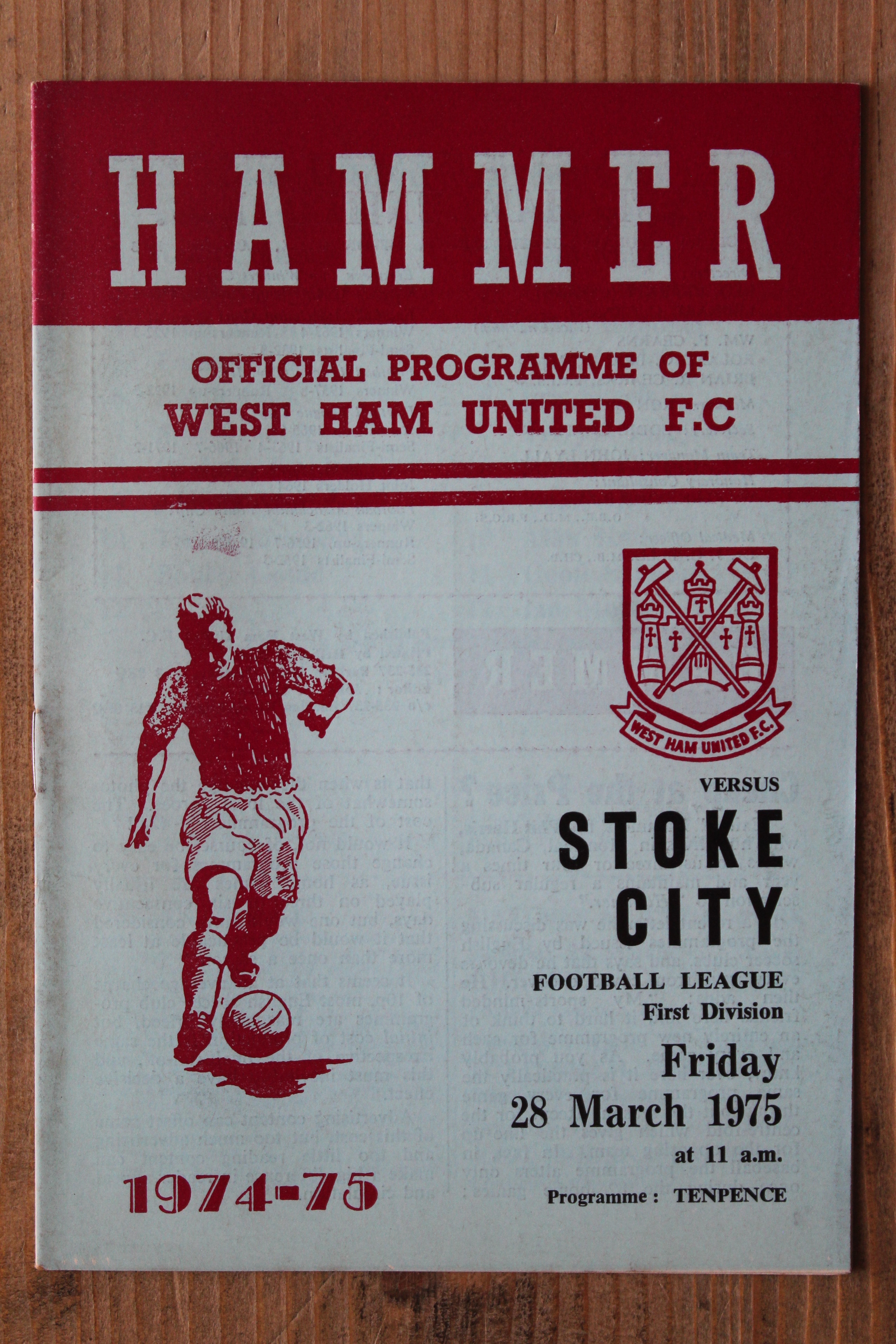 West Ham United FC v Stoke City FC
