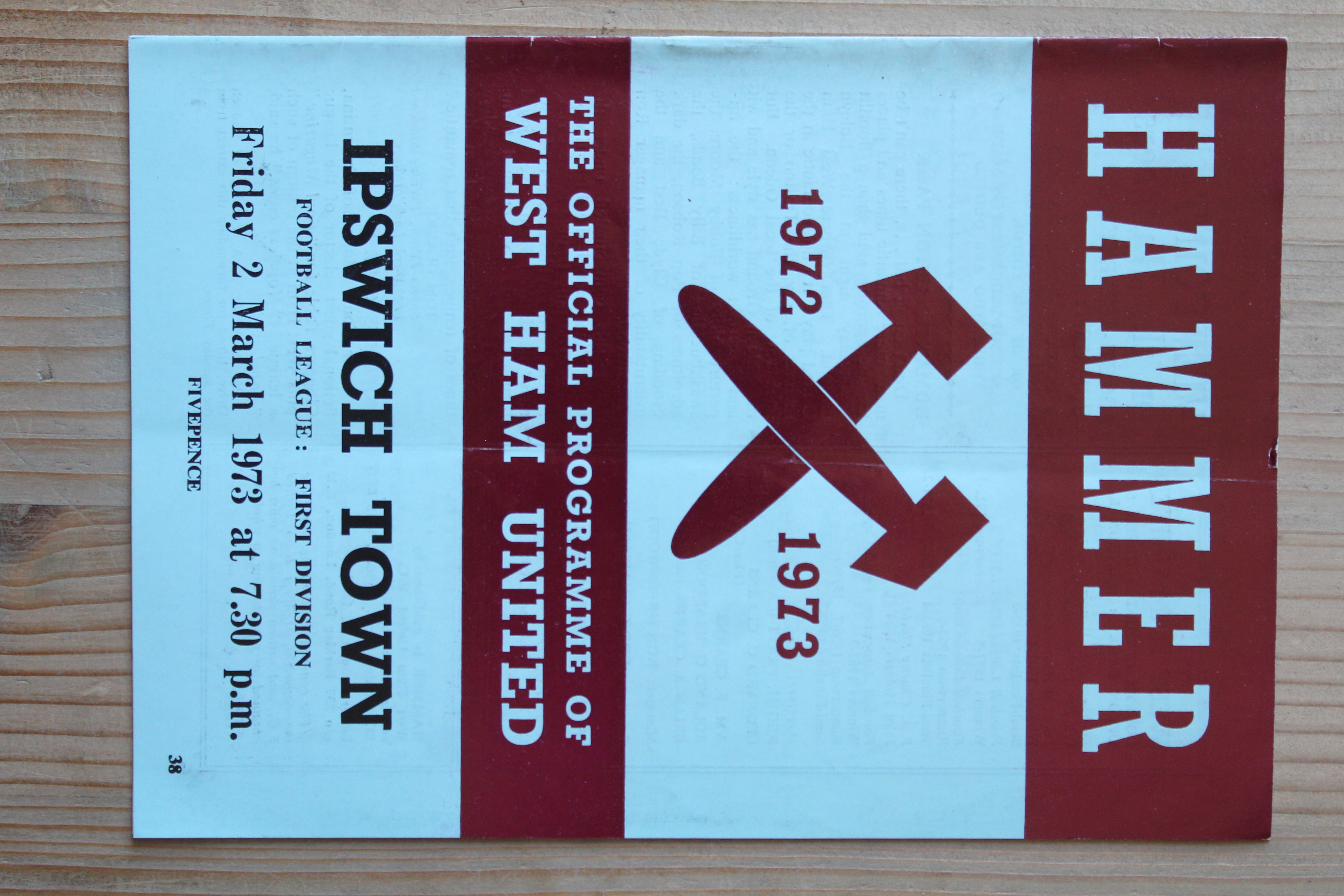 West Ham United FC v Ipswich Town FC