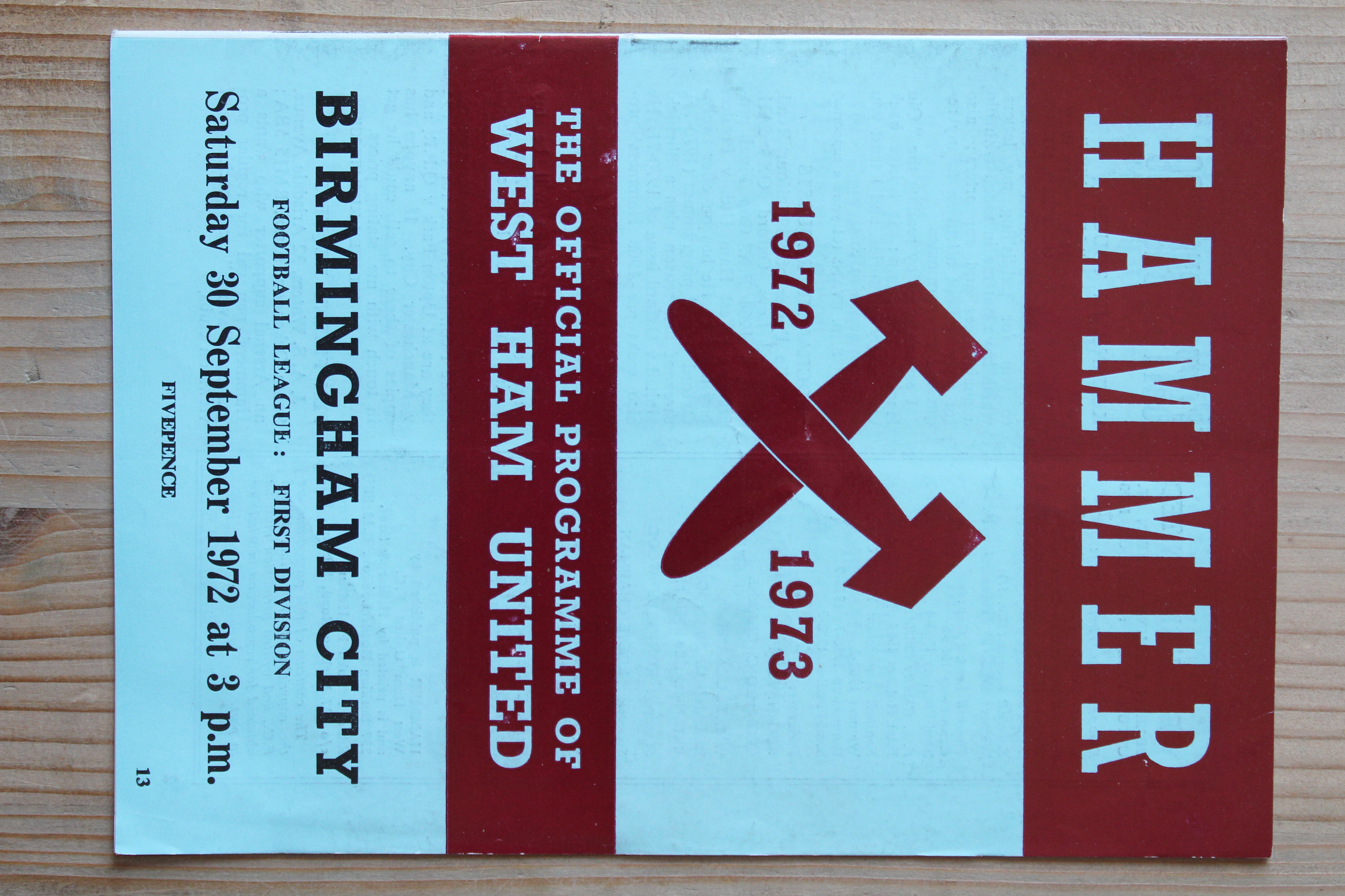 West Ham United FC v Birmingham City FC