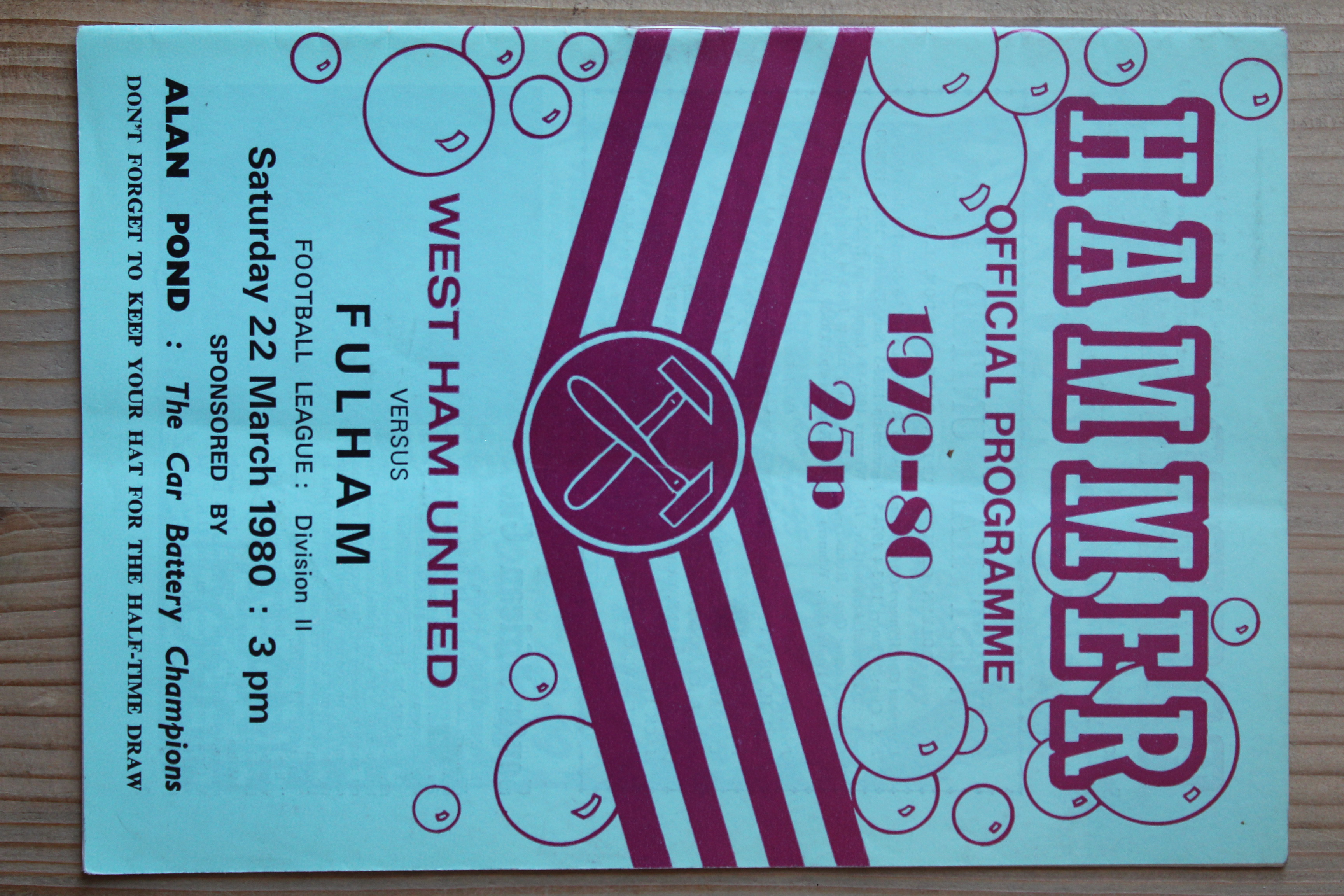 West Ham United FC v Fulham FC