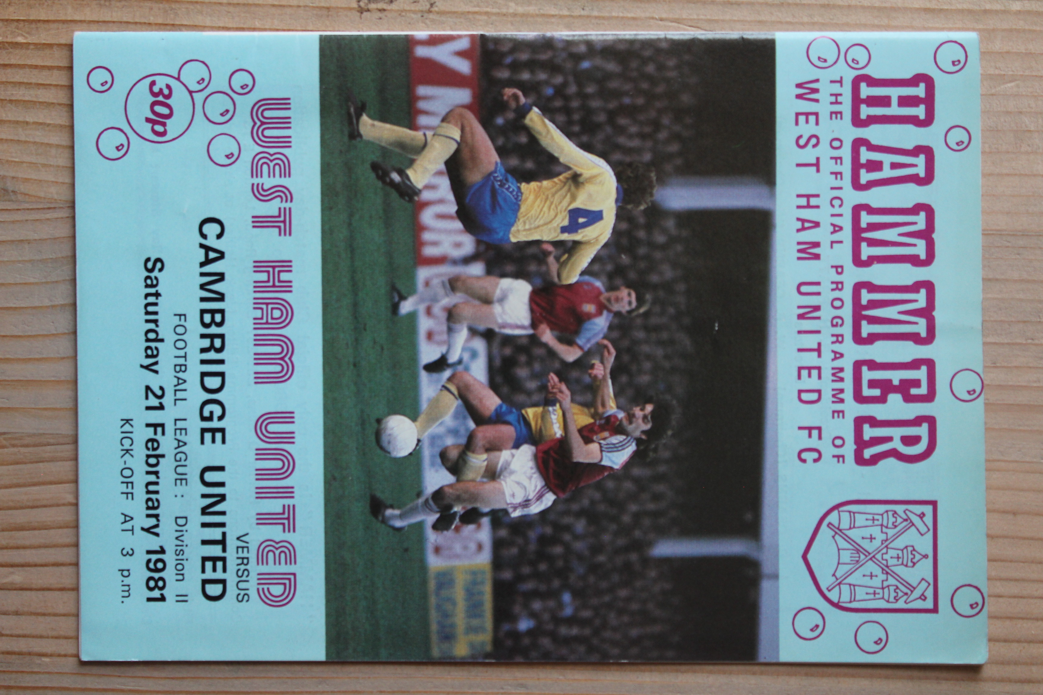 West Ham United FC v Cambridge United FC
