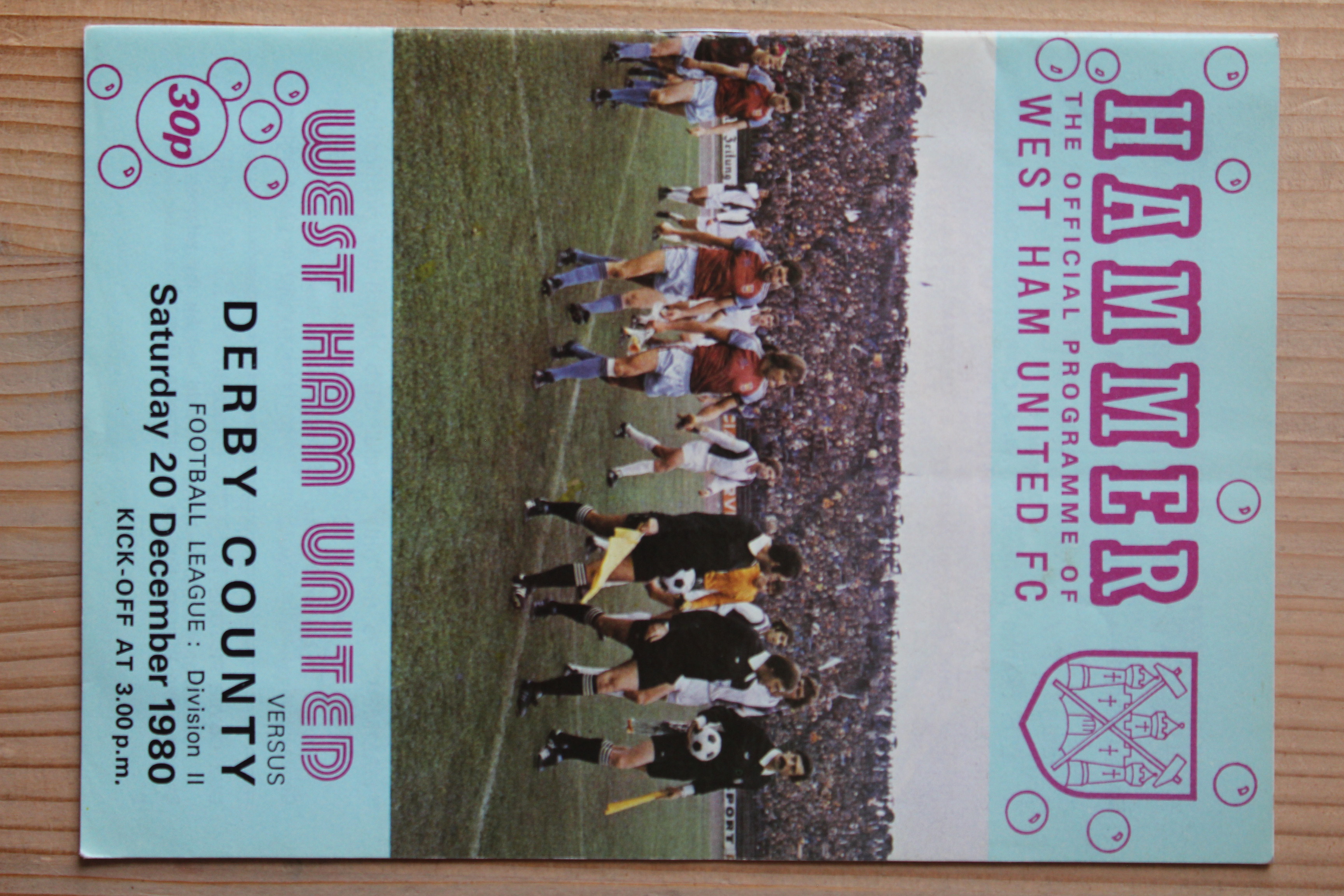West Ham United FC v Derby County FC