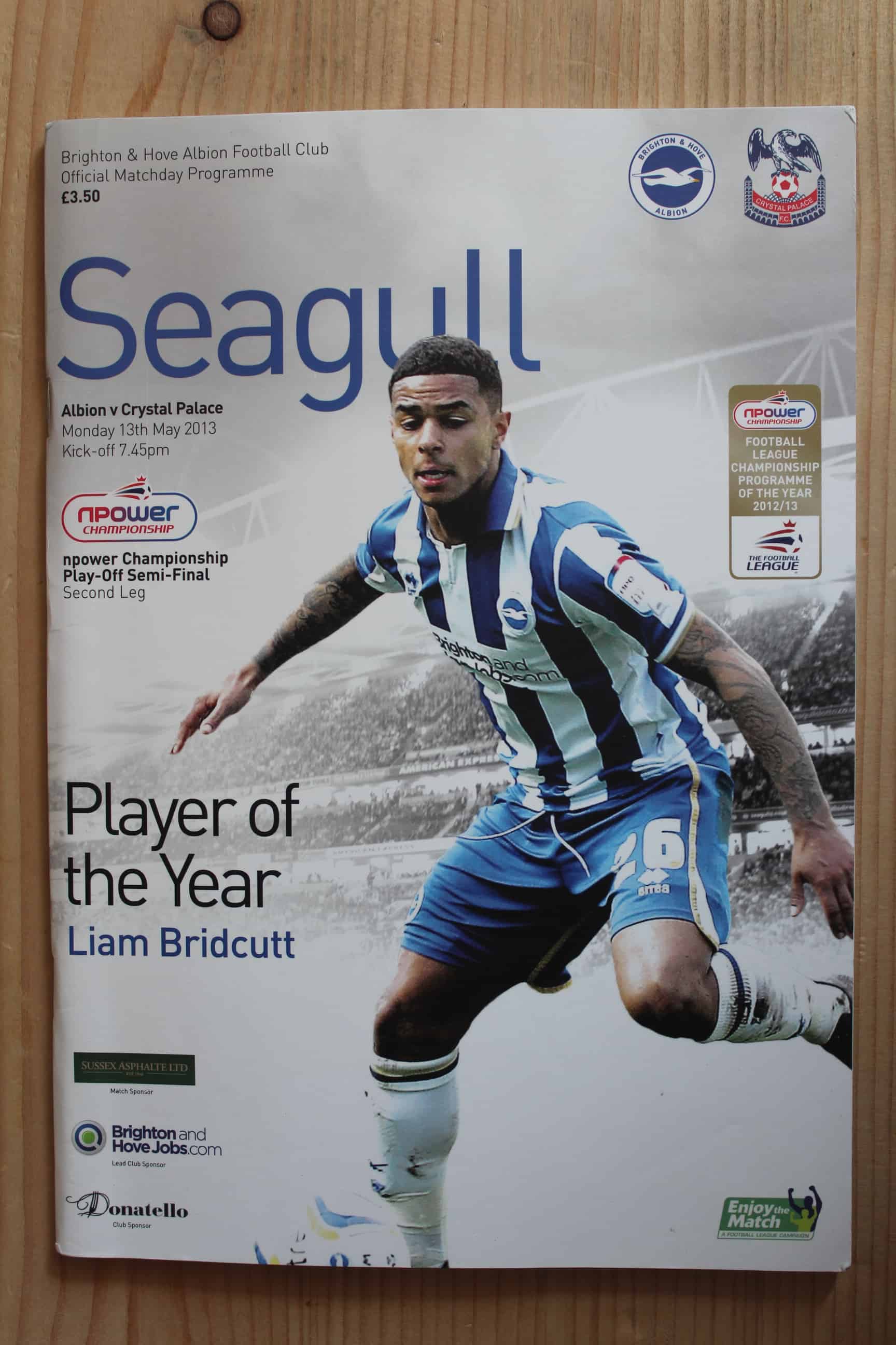 Brighton & Hove Albion FC v Crystal Palace FC