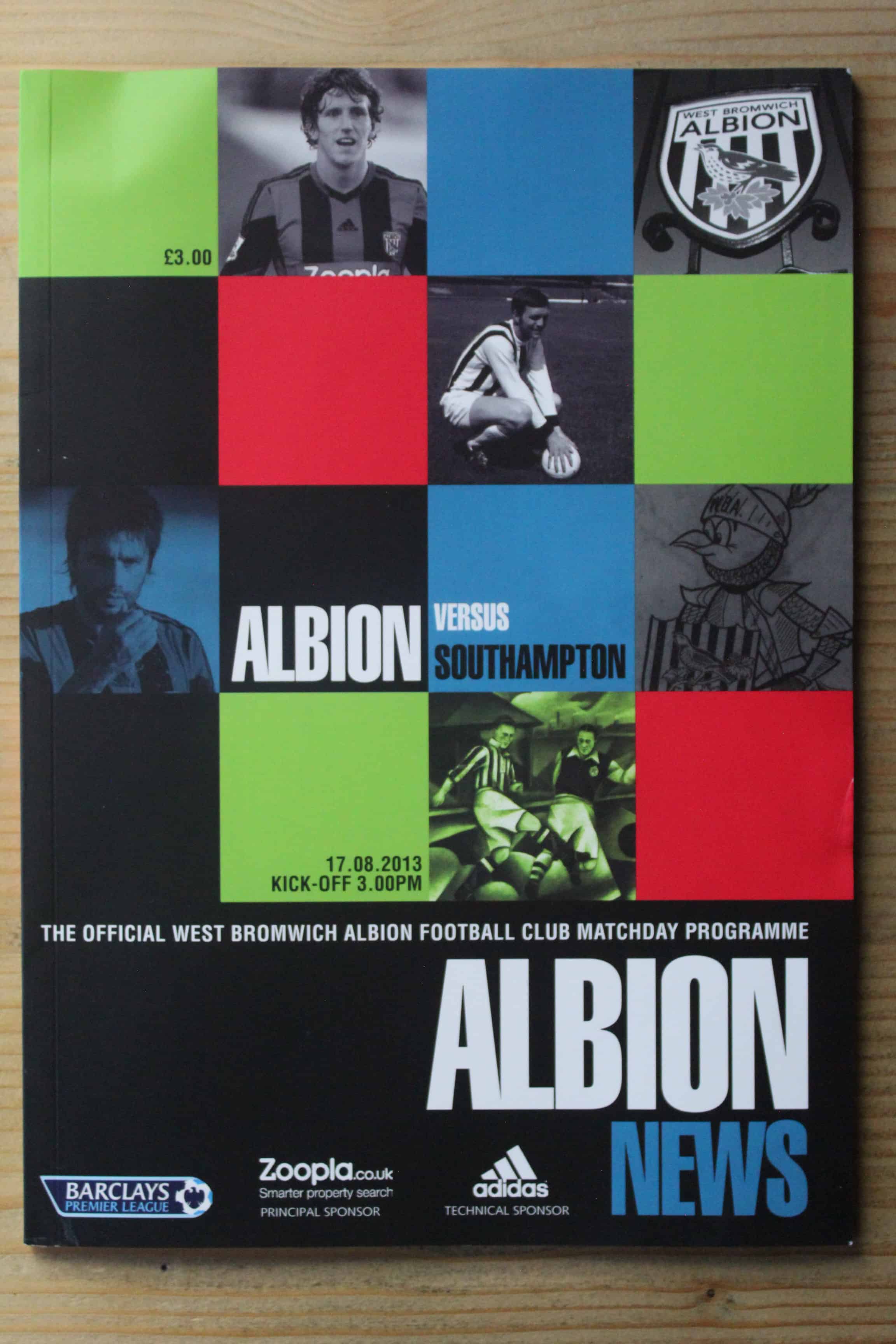 West Bromwich Albion FC  v Southampton FC