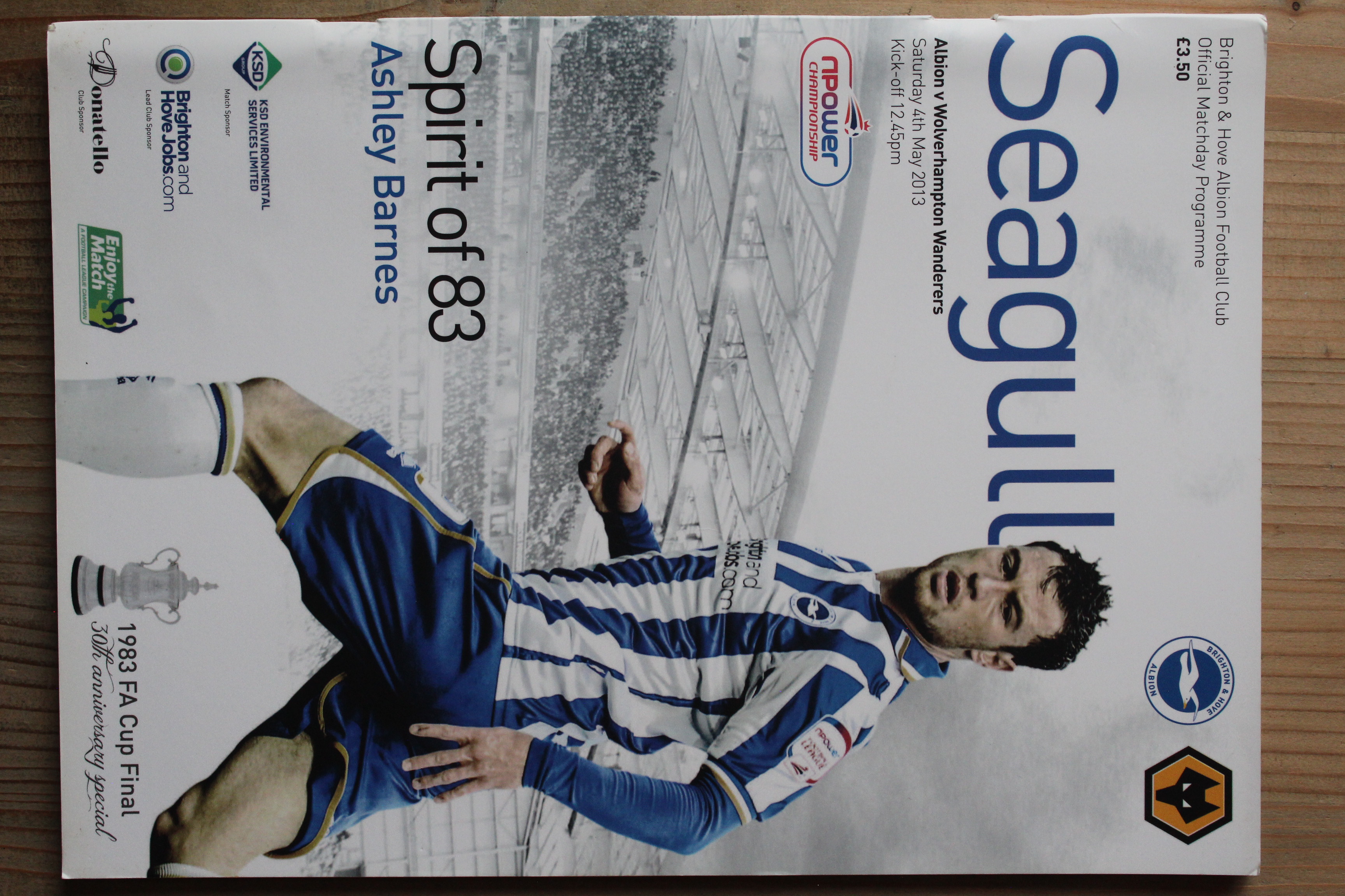 Brighton & Hove Albion FC v Wolverhampton Wanderers FC