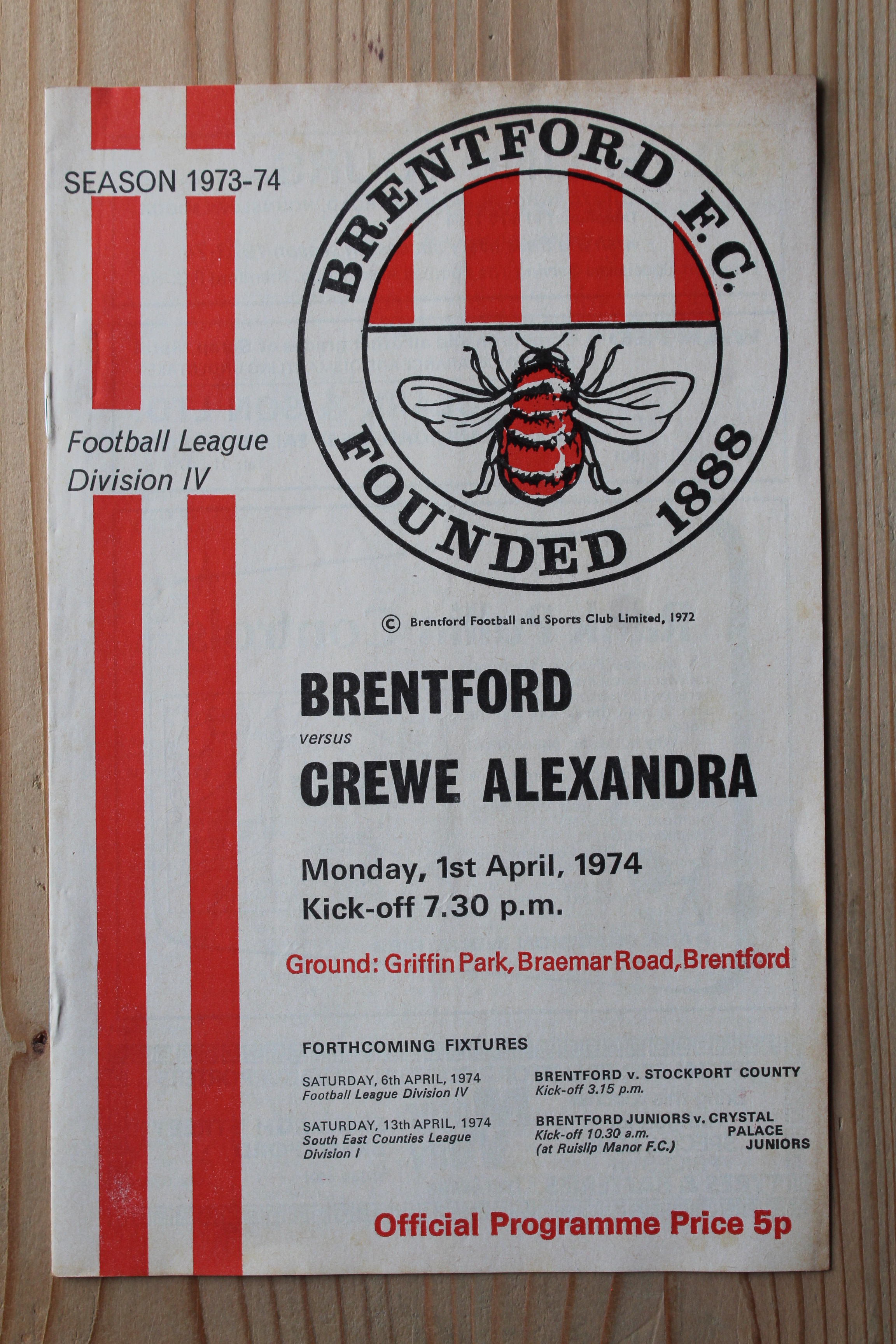 Brentford FC v Crewe Alexandra FC