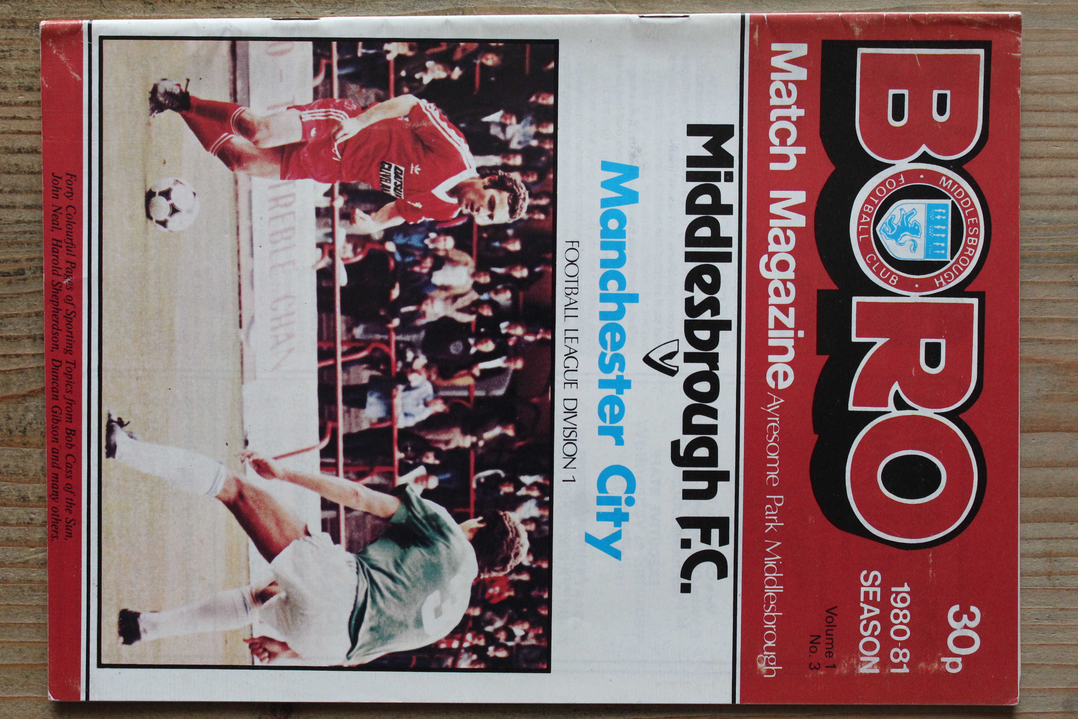 Middlesbrough FC v Manchester City FC