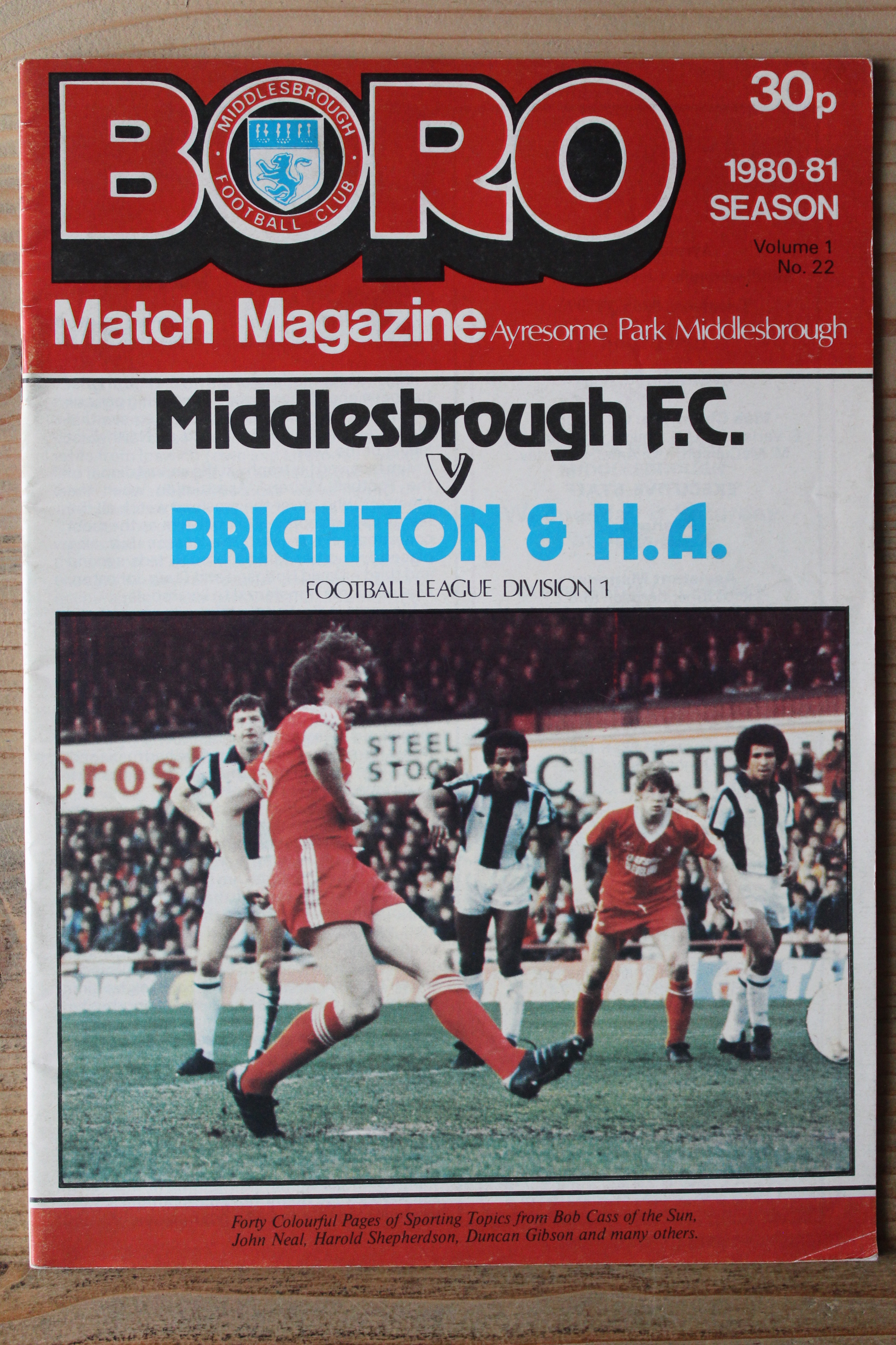 Middlesbrough FC v Brighton & Hove Albion FC
