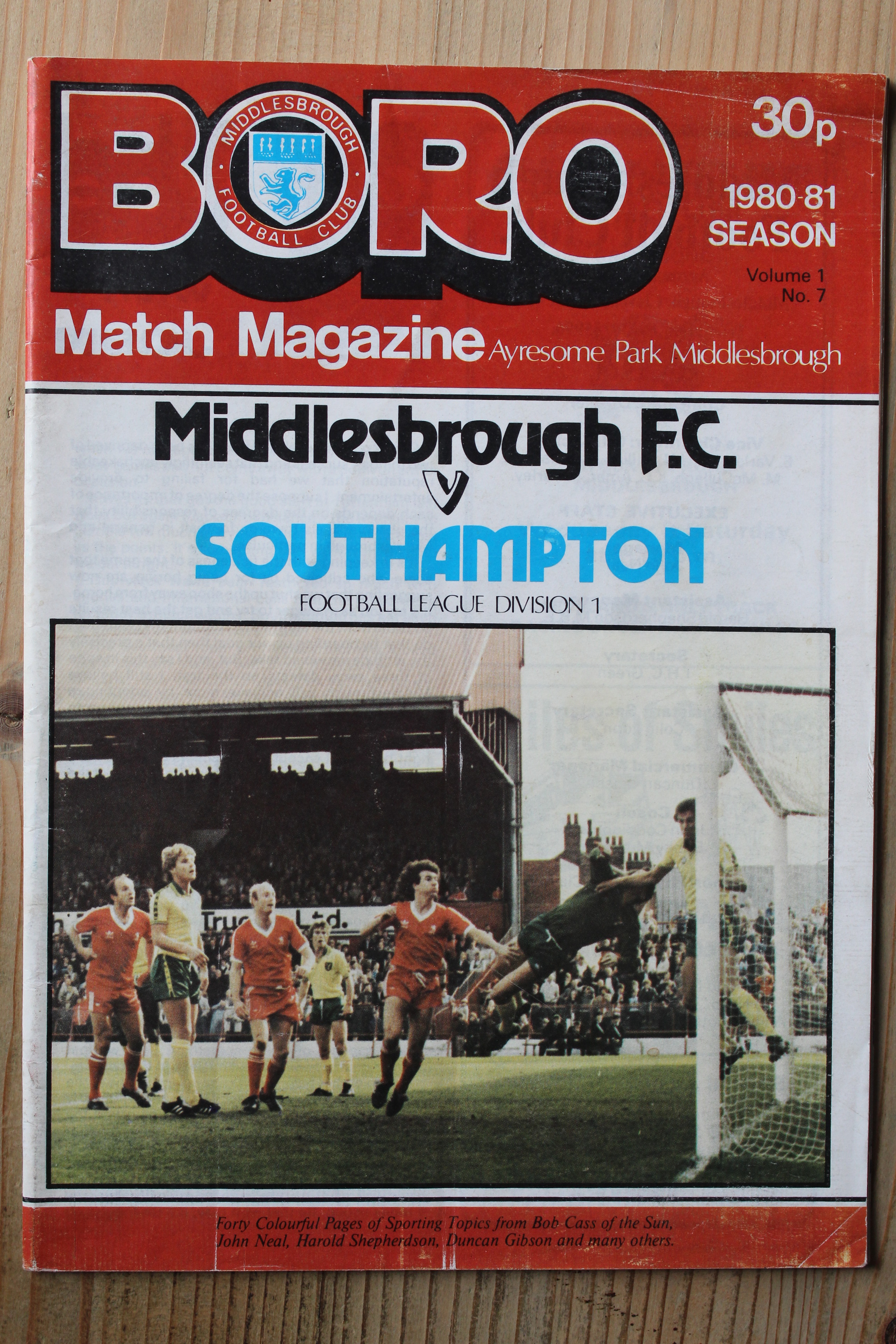 Middlesbrough FC v Southampton FC