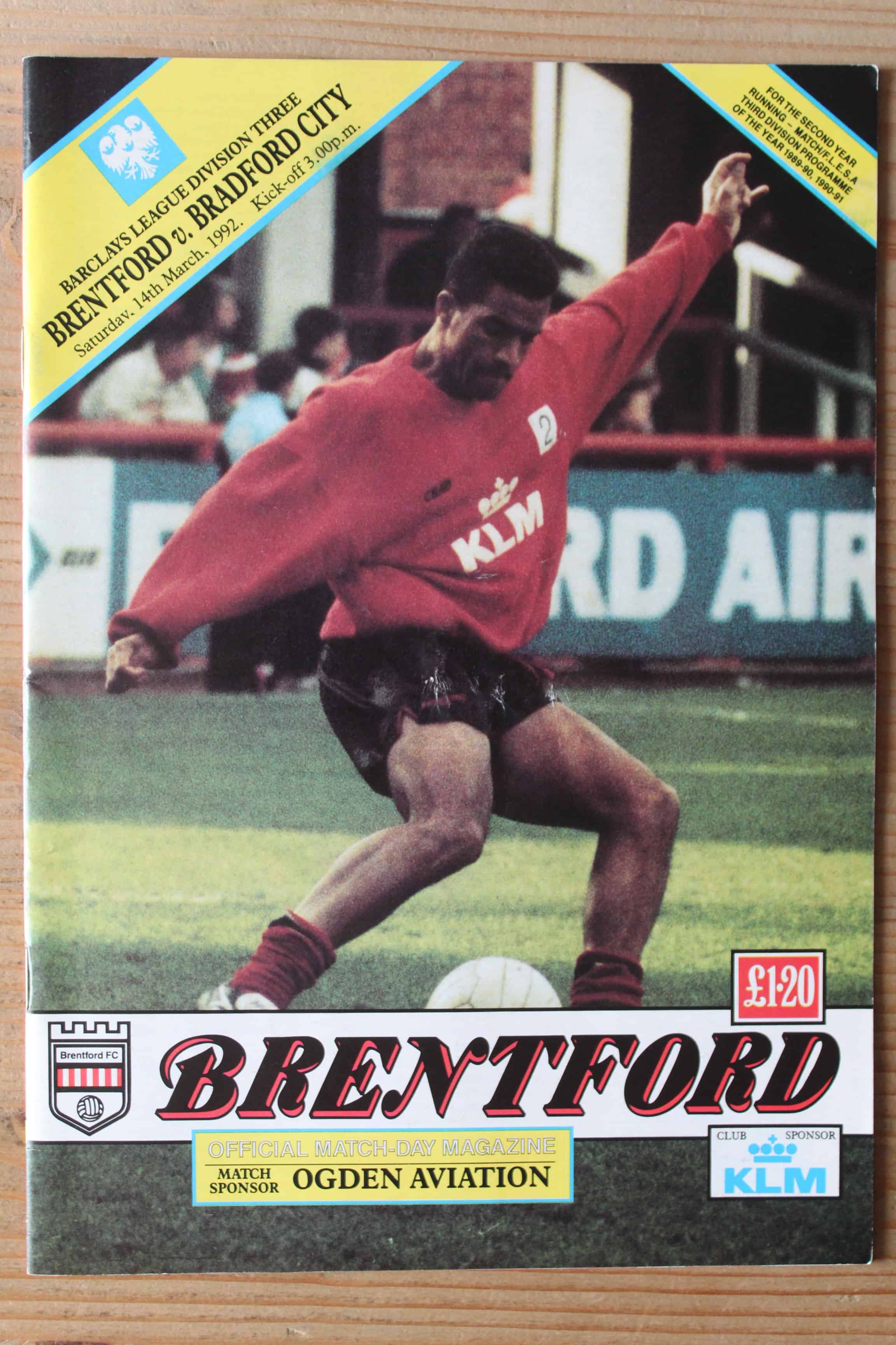 Brentford FC v Bradford City FC