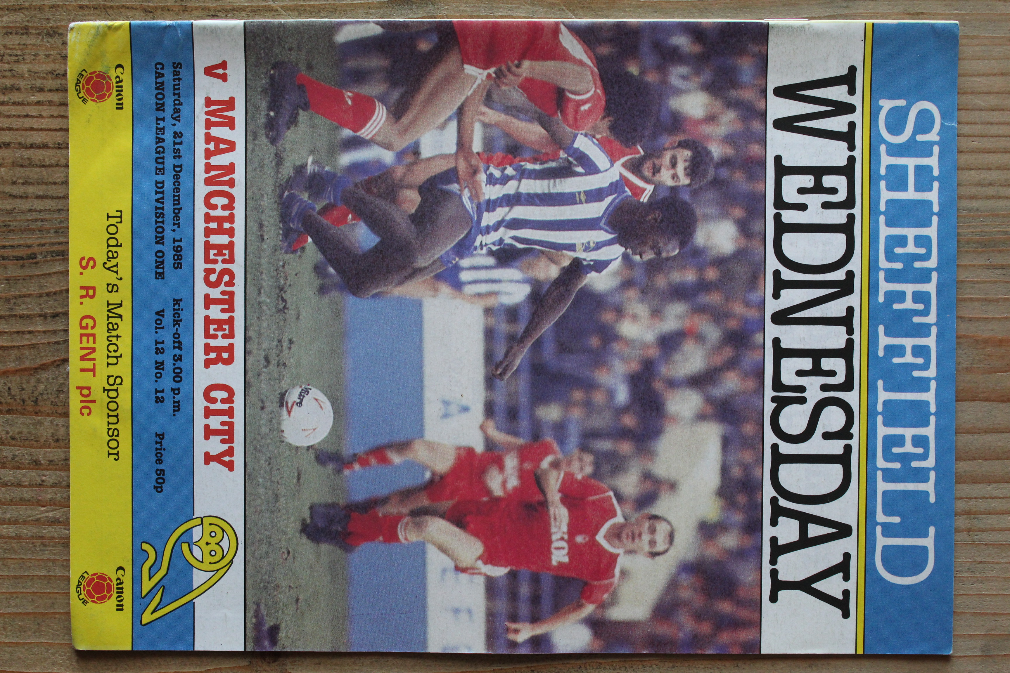 Sheffield Wednesday FC  v Manchester City FC
