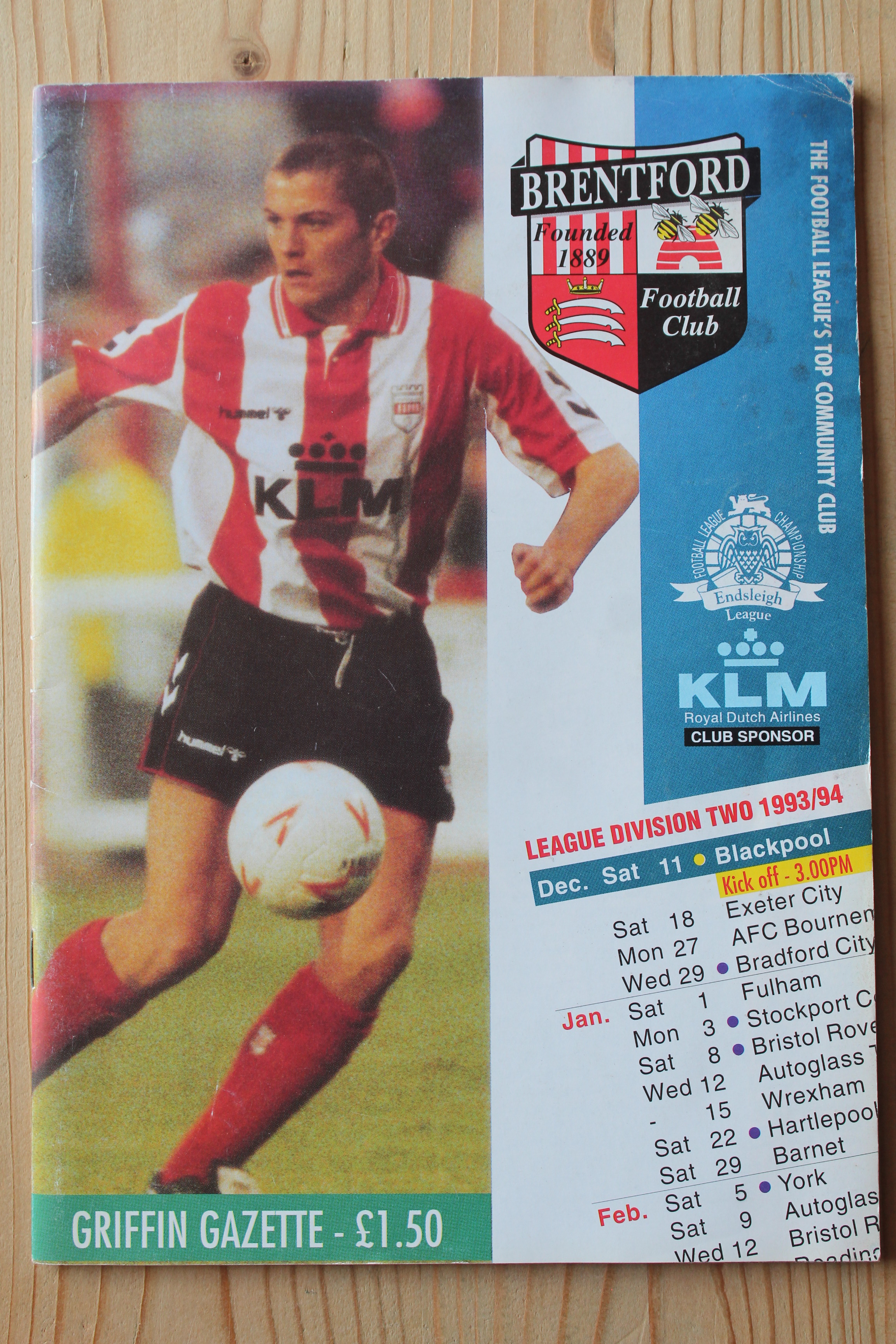 Brentford FC v Blackpool FC