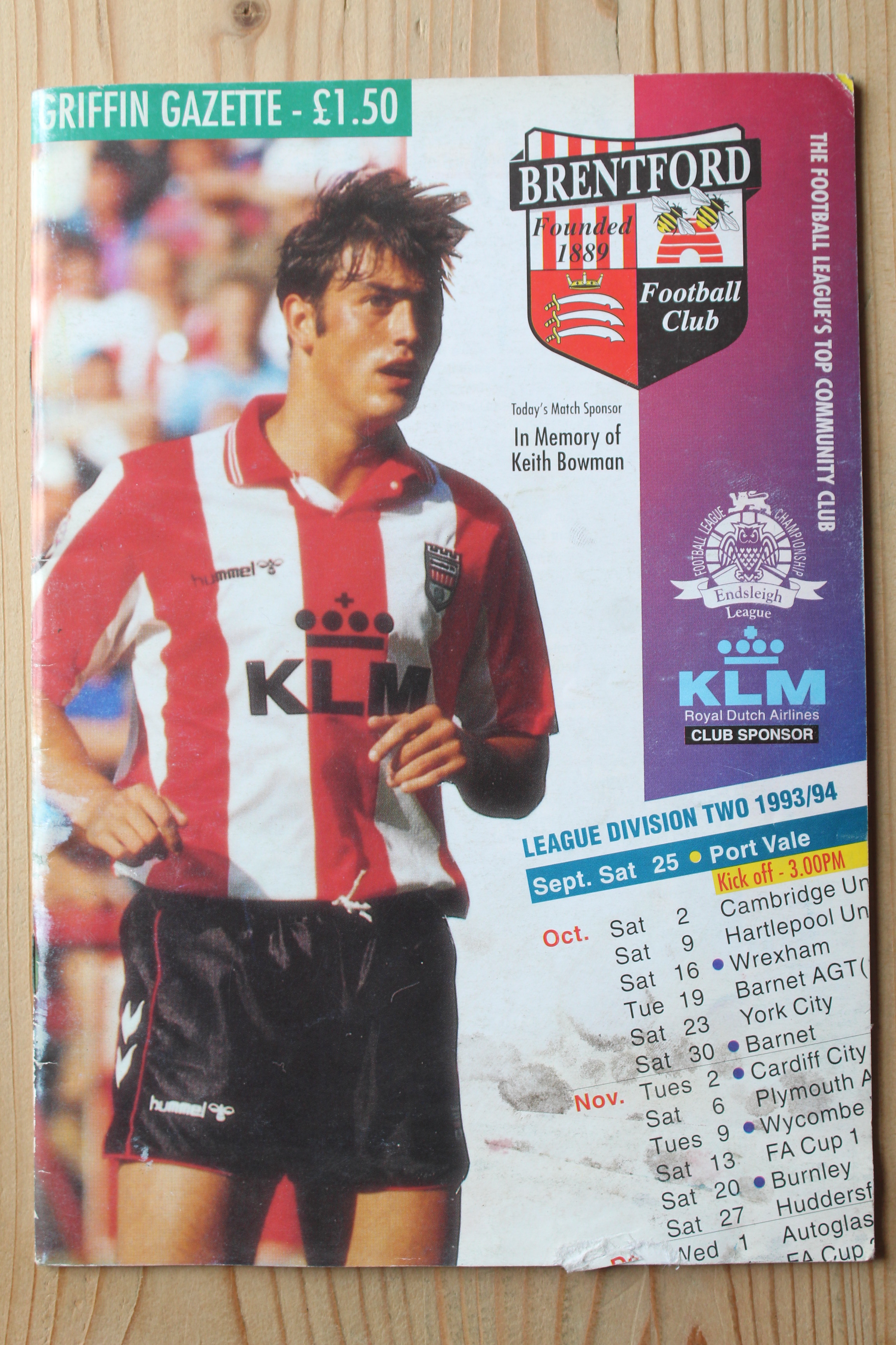 Brentford FC v Port Vale FC