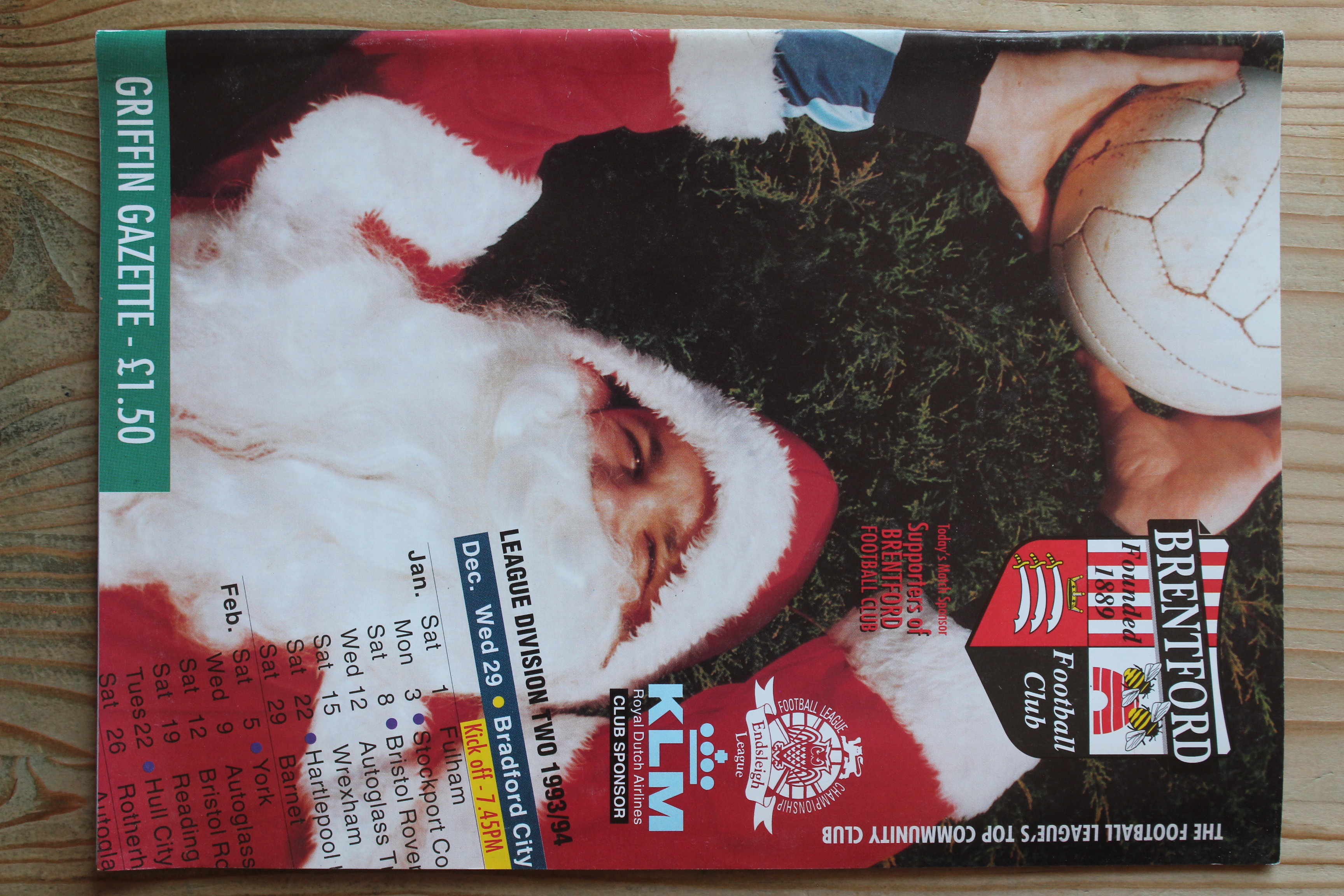 Brentford FC v Bradford City FC