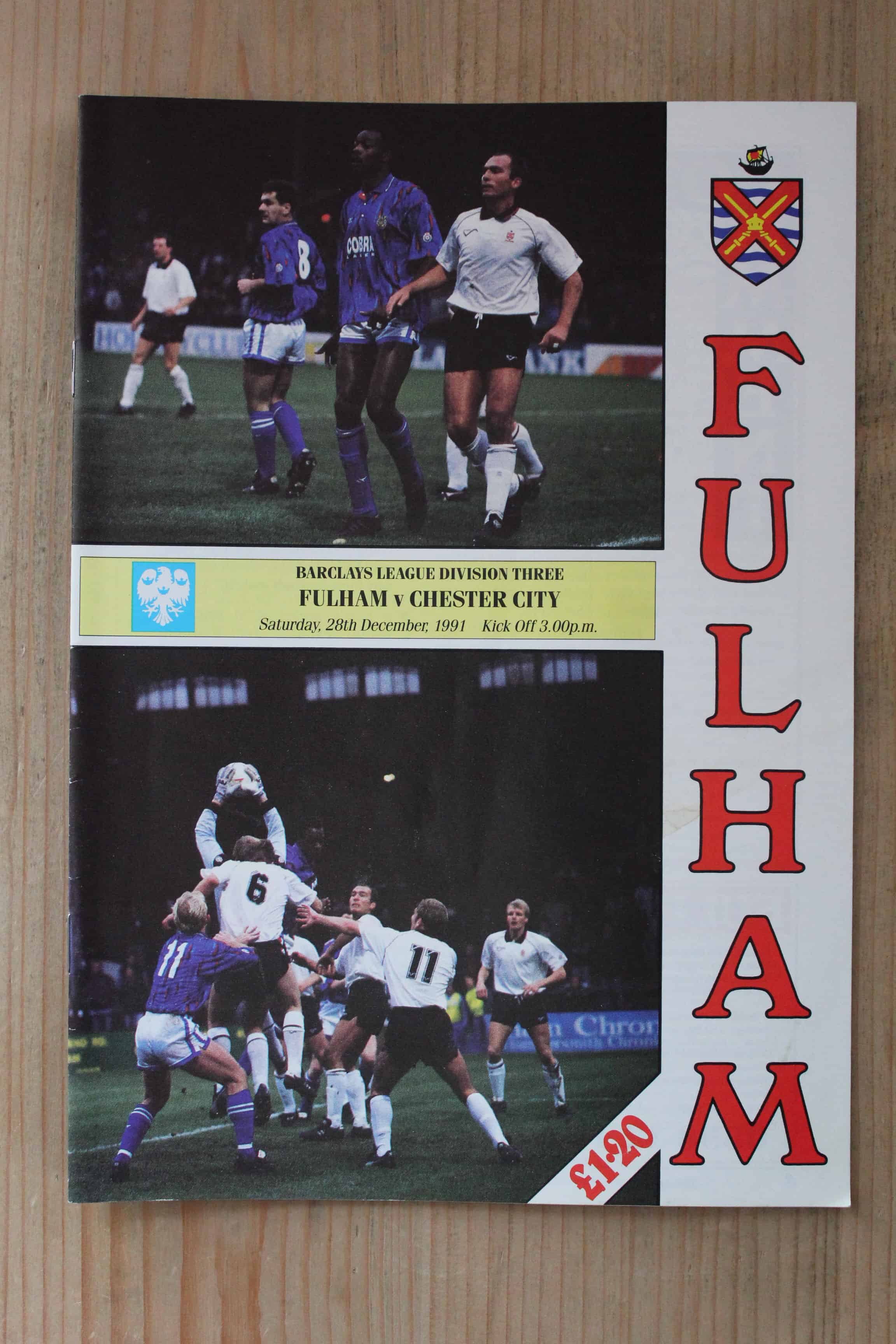 Fulham FC v Chester City FC