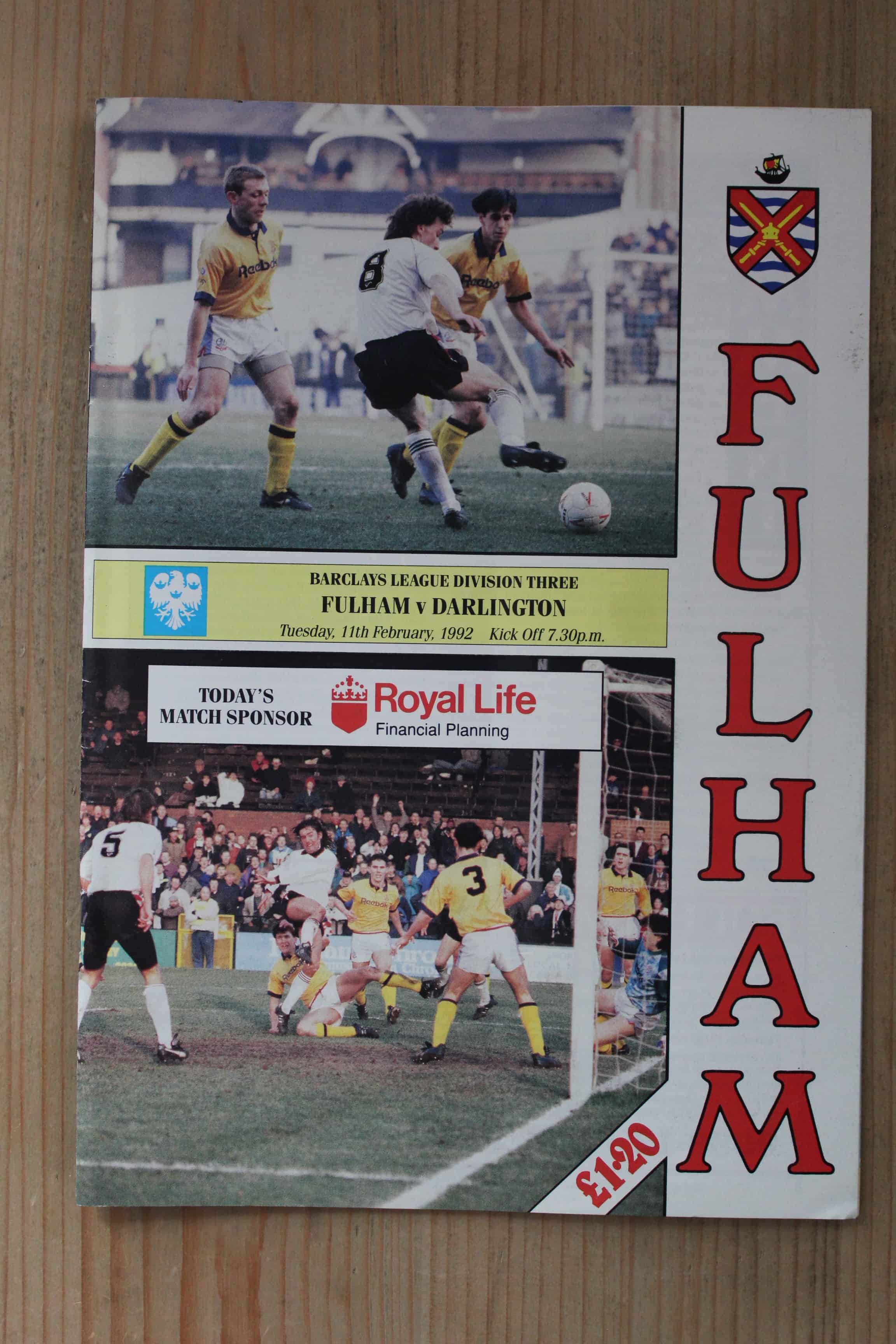 Fulham FC v Darlington FC
