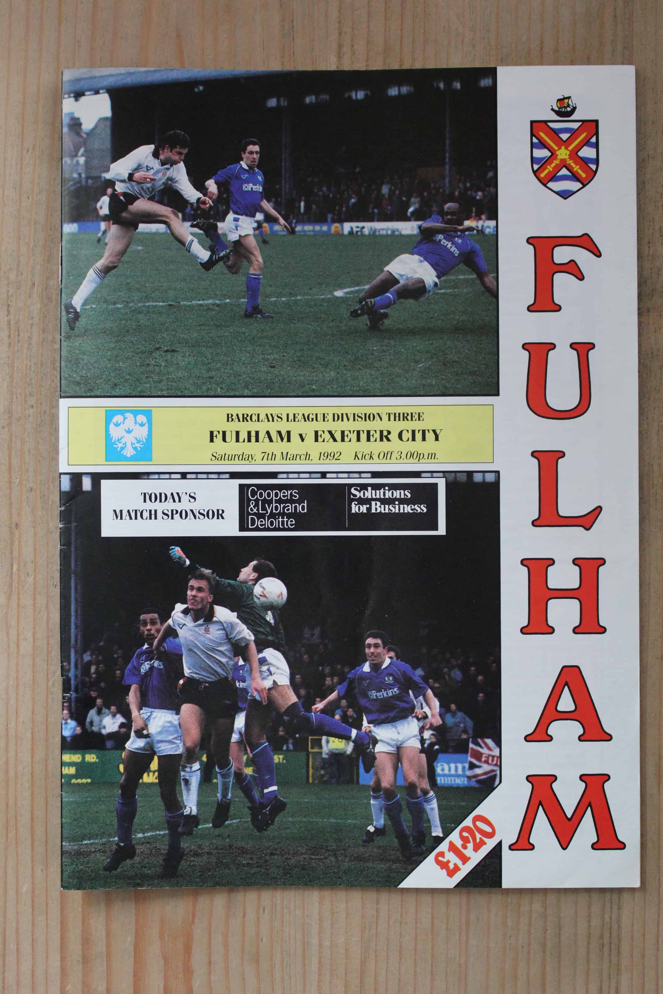 Fulham FC v Exeter City FC