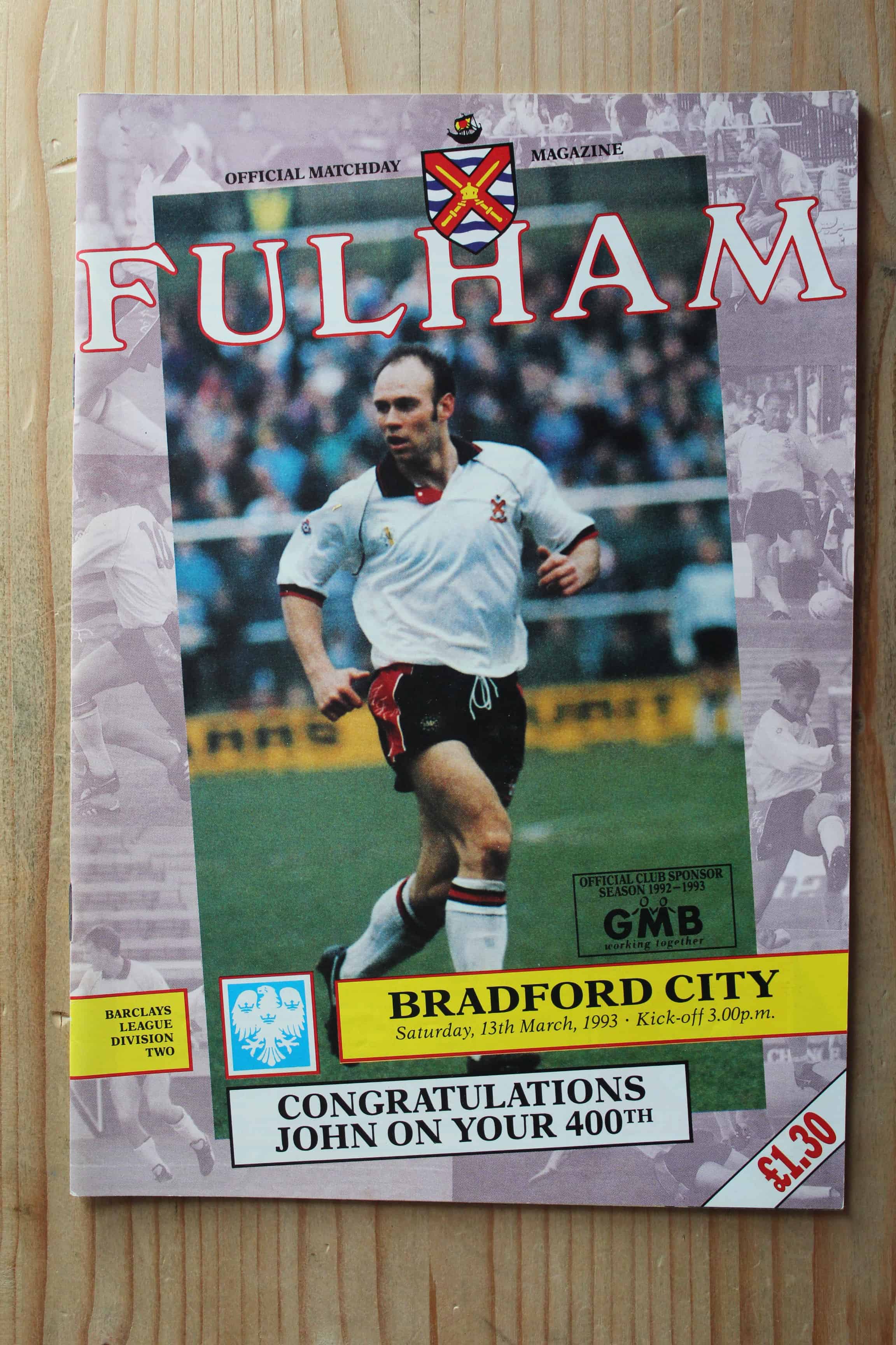 Fulham FC v Bradford City FC